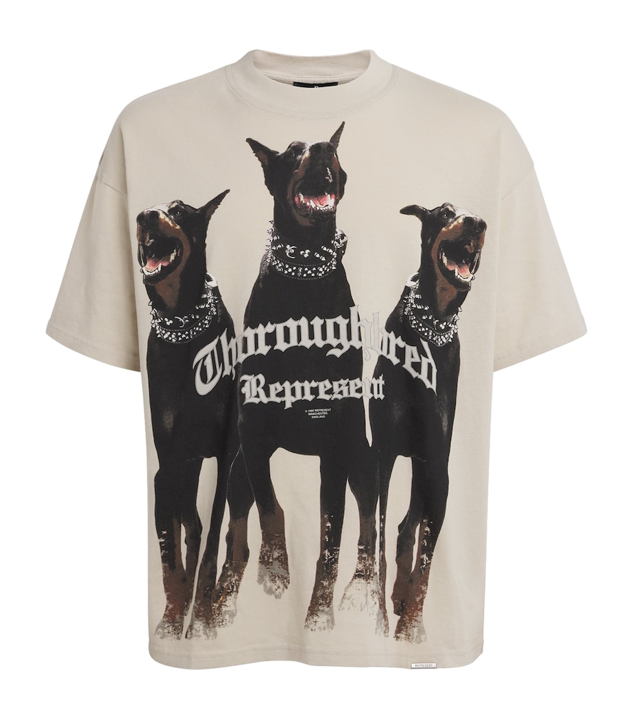 Cotton Thoroughbred Oversized T-Shirt VINTAGE WHITE Image 1