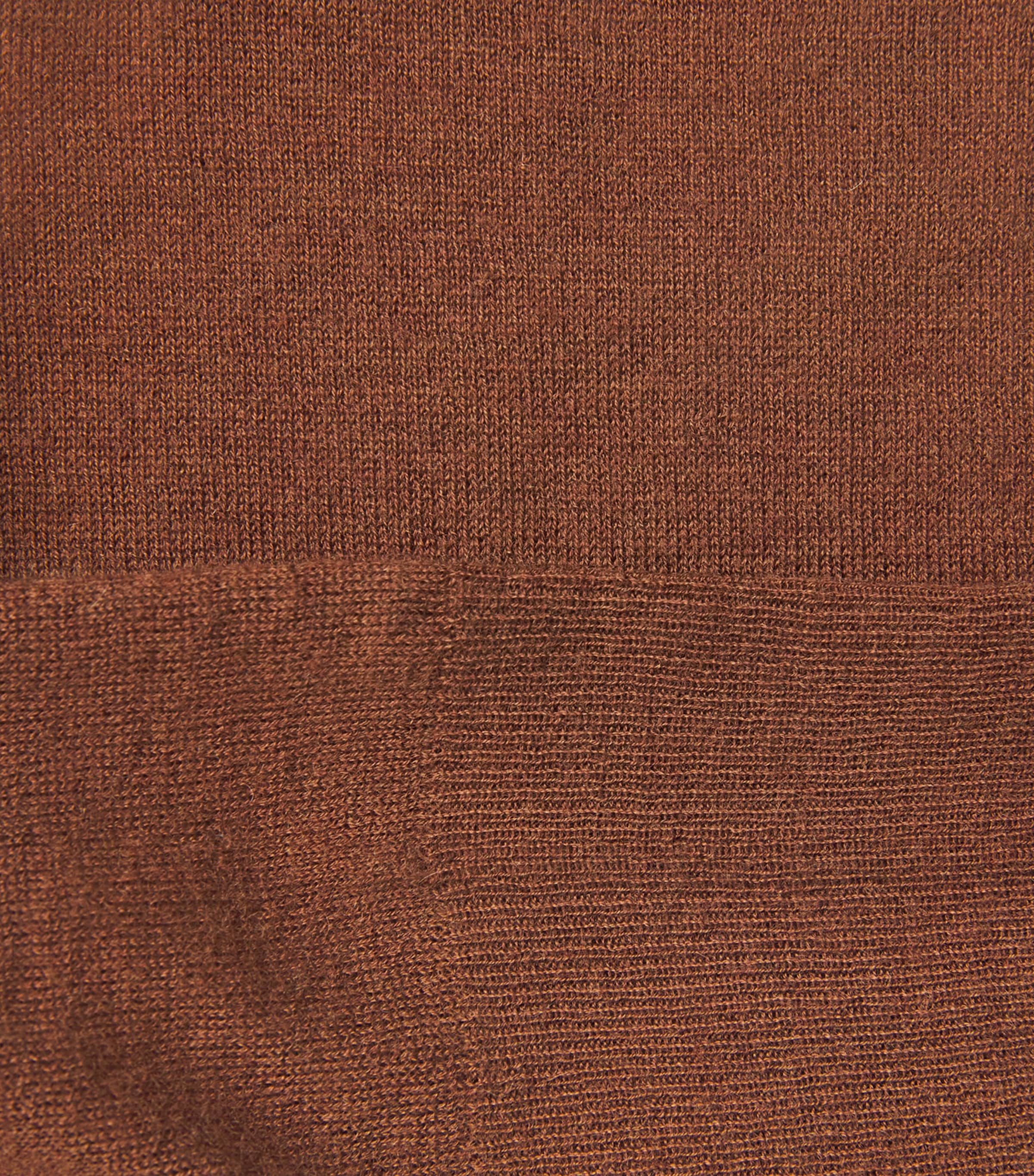 Cashmere Round-Neck Sweater CINNAMON Image 5