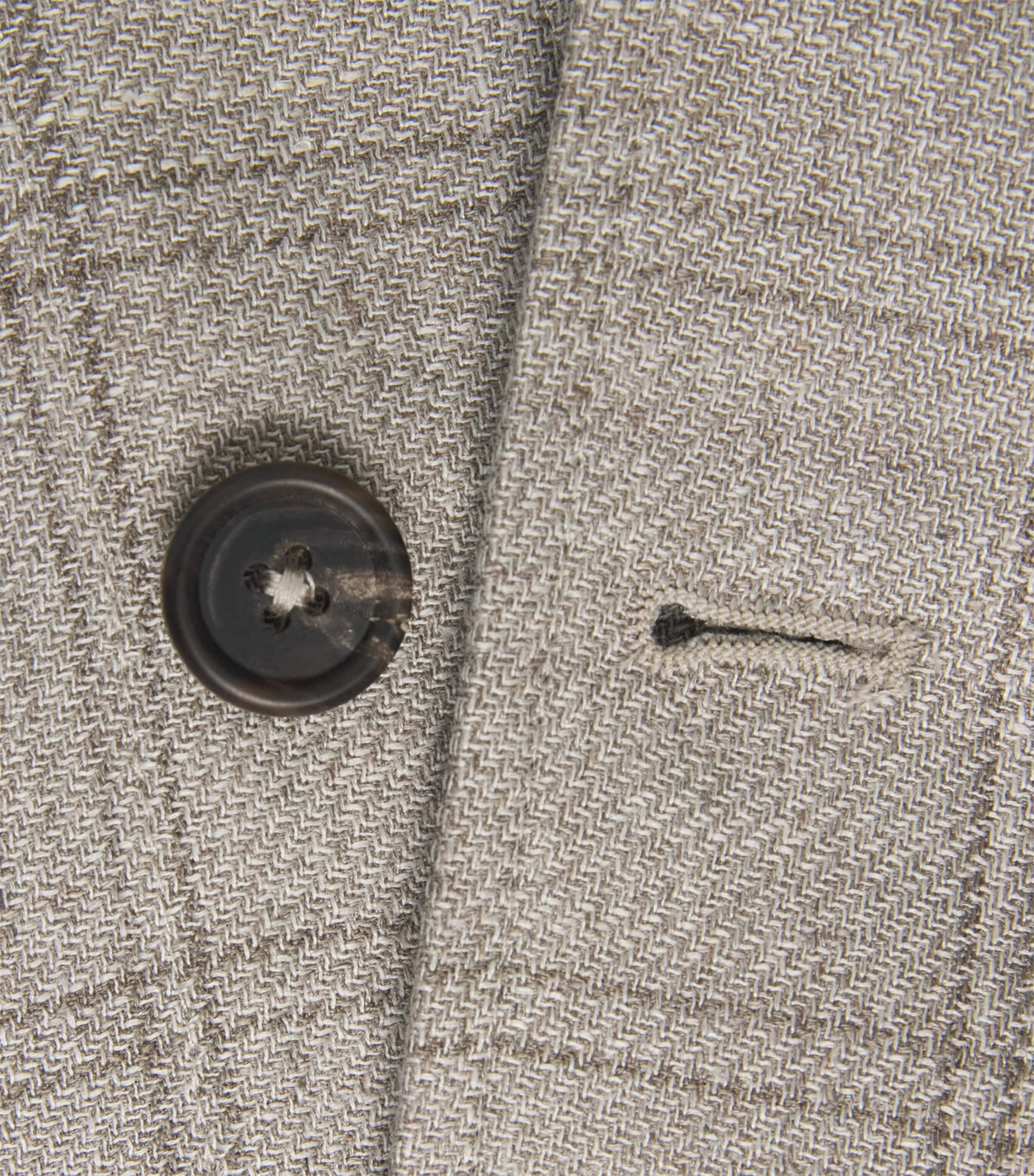 Wool-Blend Check Bomber Jacket 1-NATURALE Image 5