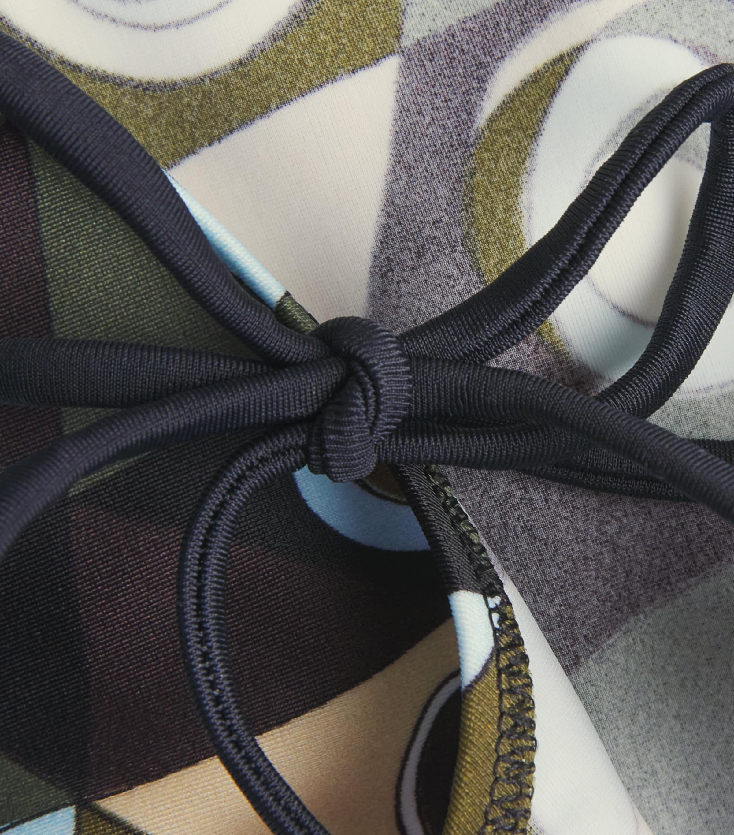 PUCCI Womens Occhi Bikini Bottoms Khaki Image 4