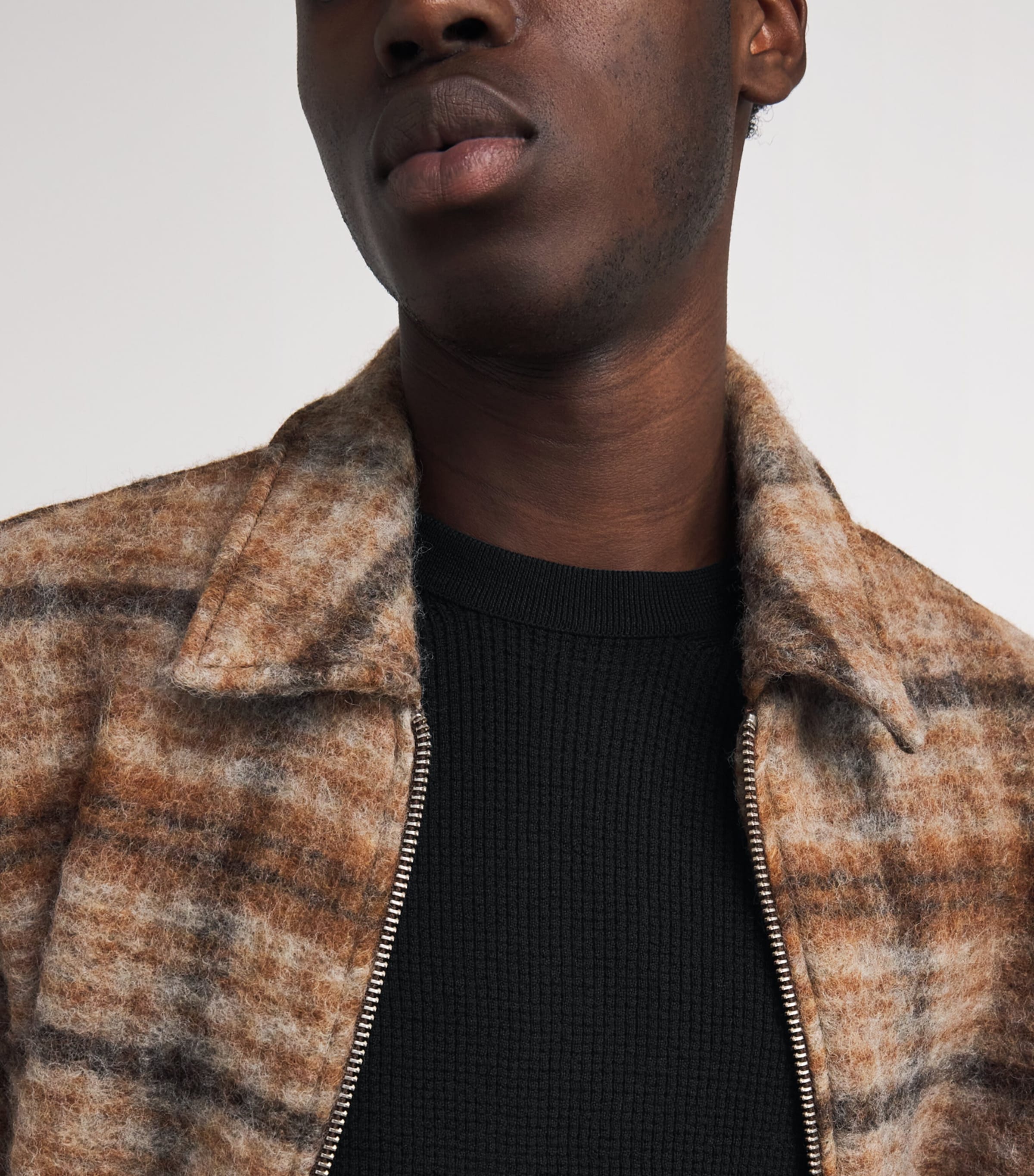 x Aaron Levine Merino-Cashmere Portland Sweater BLACK Image 6