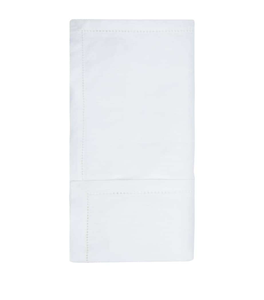 Hemstitch Edge Napkin (56cm x 56cm) WHITE Image 1