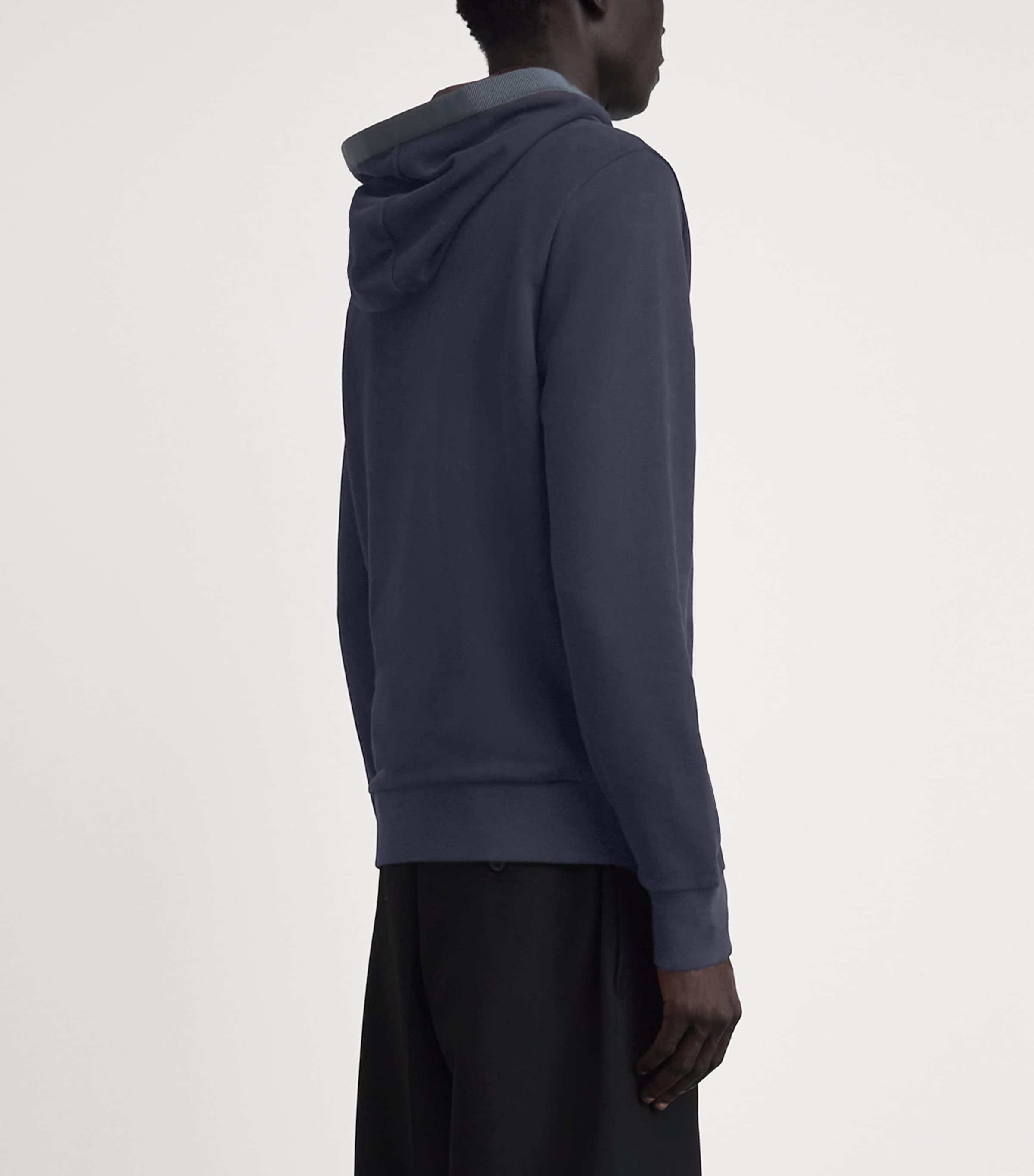 Moncler Mens Cotton Logo Patch Hoodie Image 5