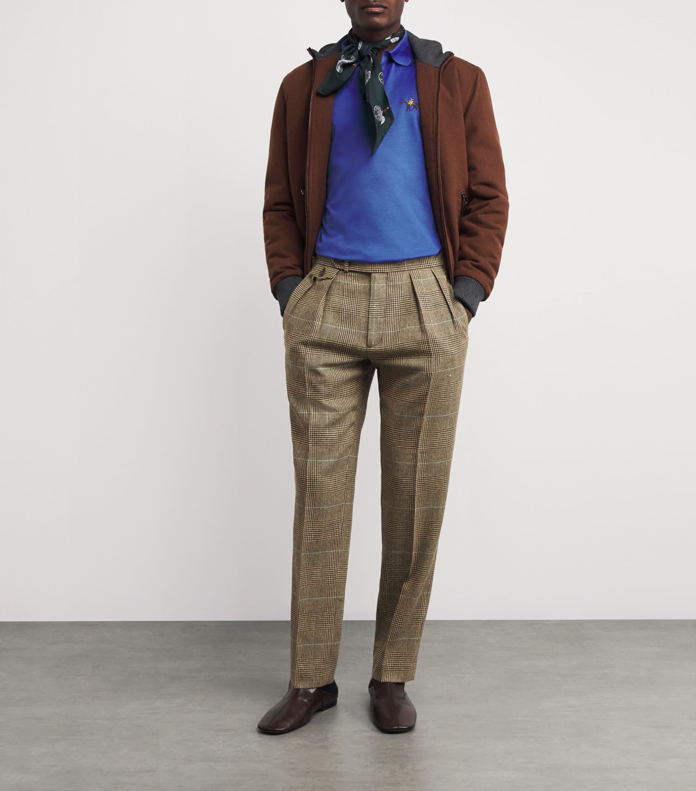 Cotton Standing Horse Polo Shirt Image 2