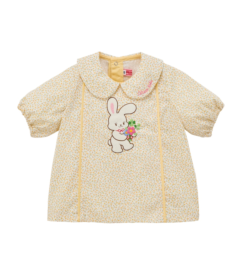Miki House Cotton Bunny-Embroidered Blouse (2-7 Years) Image 1