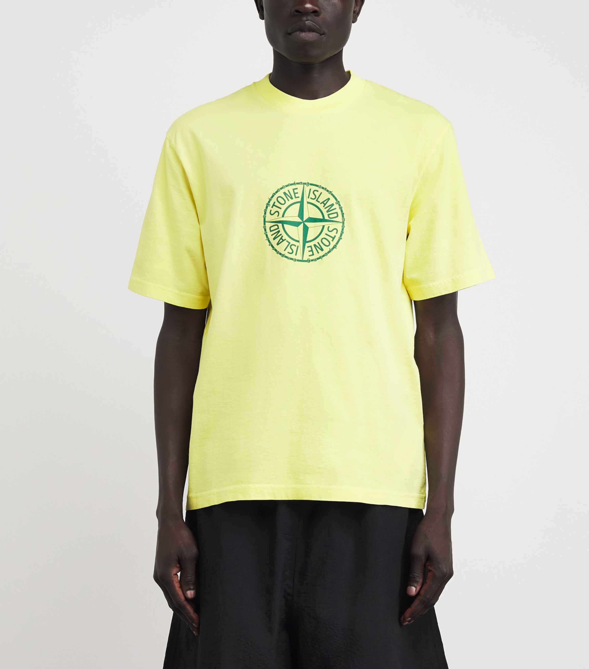 Stone Island Mens Cotton Logo T-Shirt Image 4