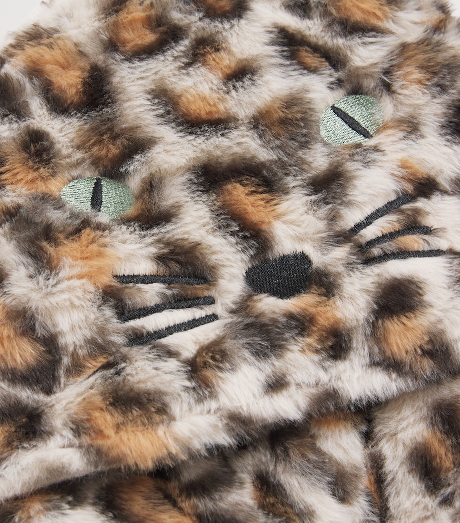 Fluffy Leopard Cape (3-10 Years) LEOPARD Image 3