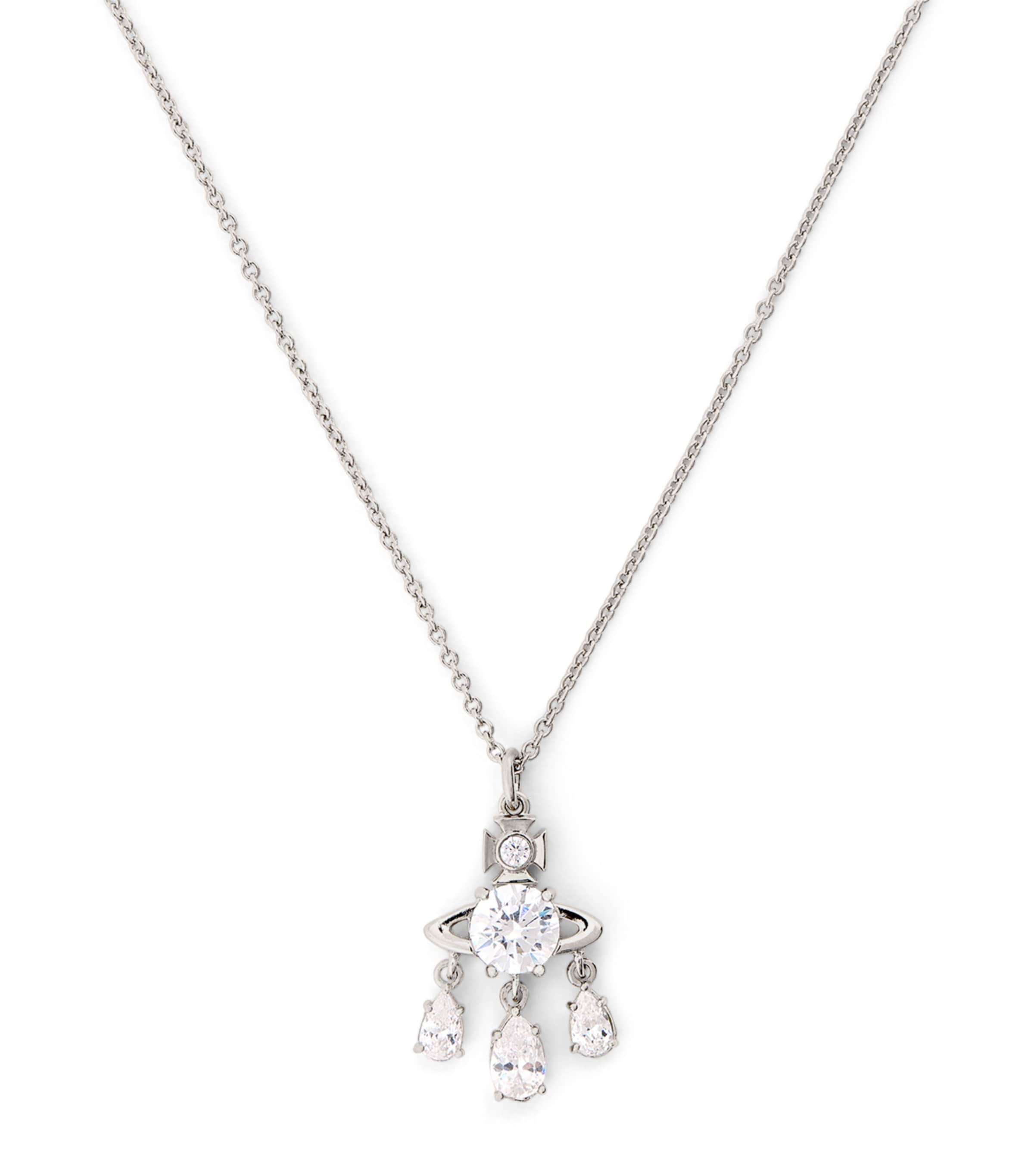 Vivienne Westwood Joaquina Pendant Necklace In Silver