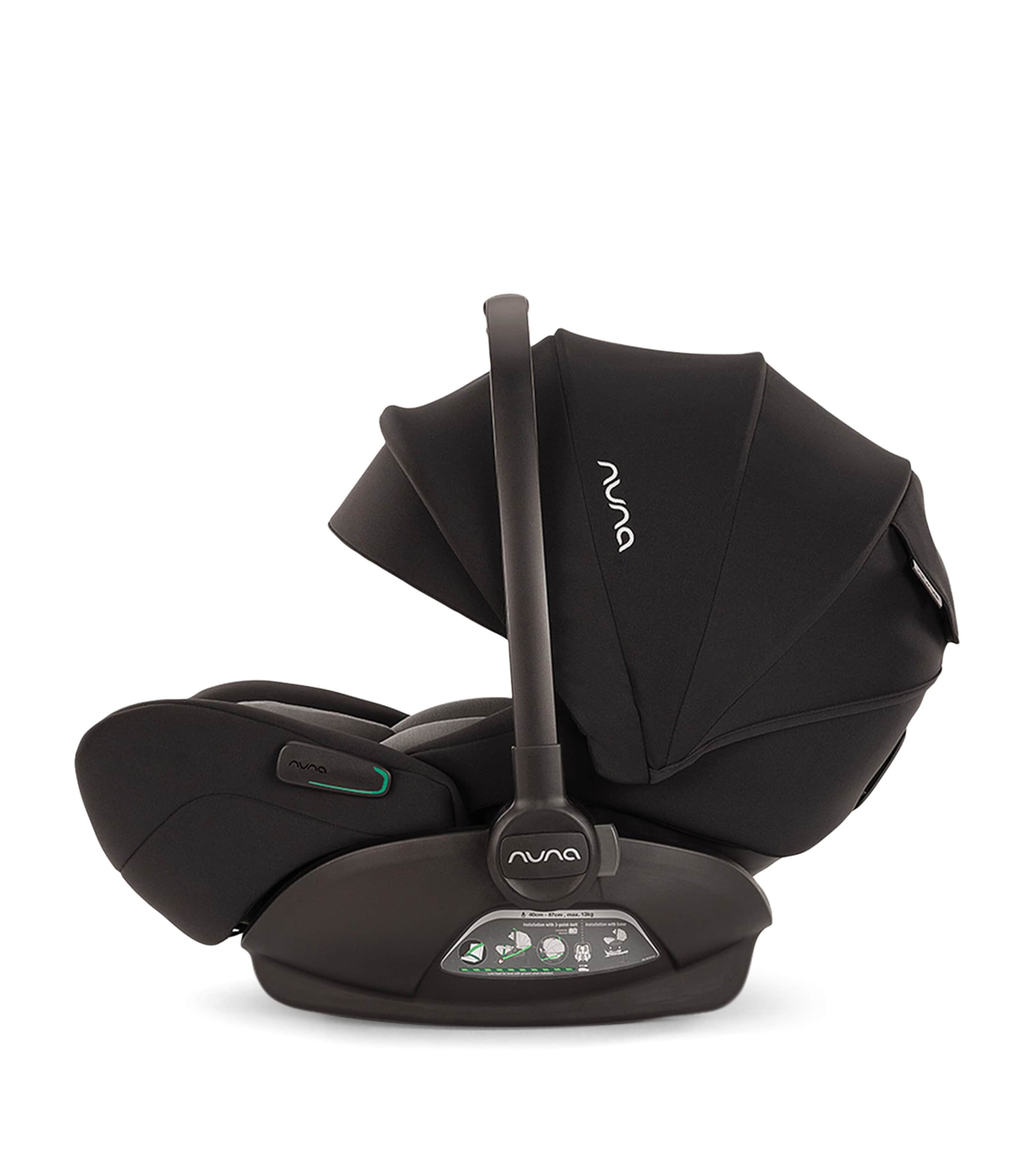 SWIV Pushchair, LYTL Carry Cot, ARRA Flex Car Seat and BASE Curv Adaptor Bundle CAVIAR Image 8