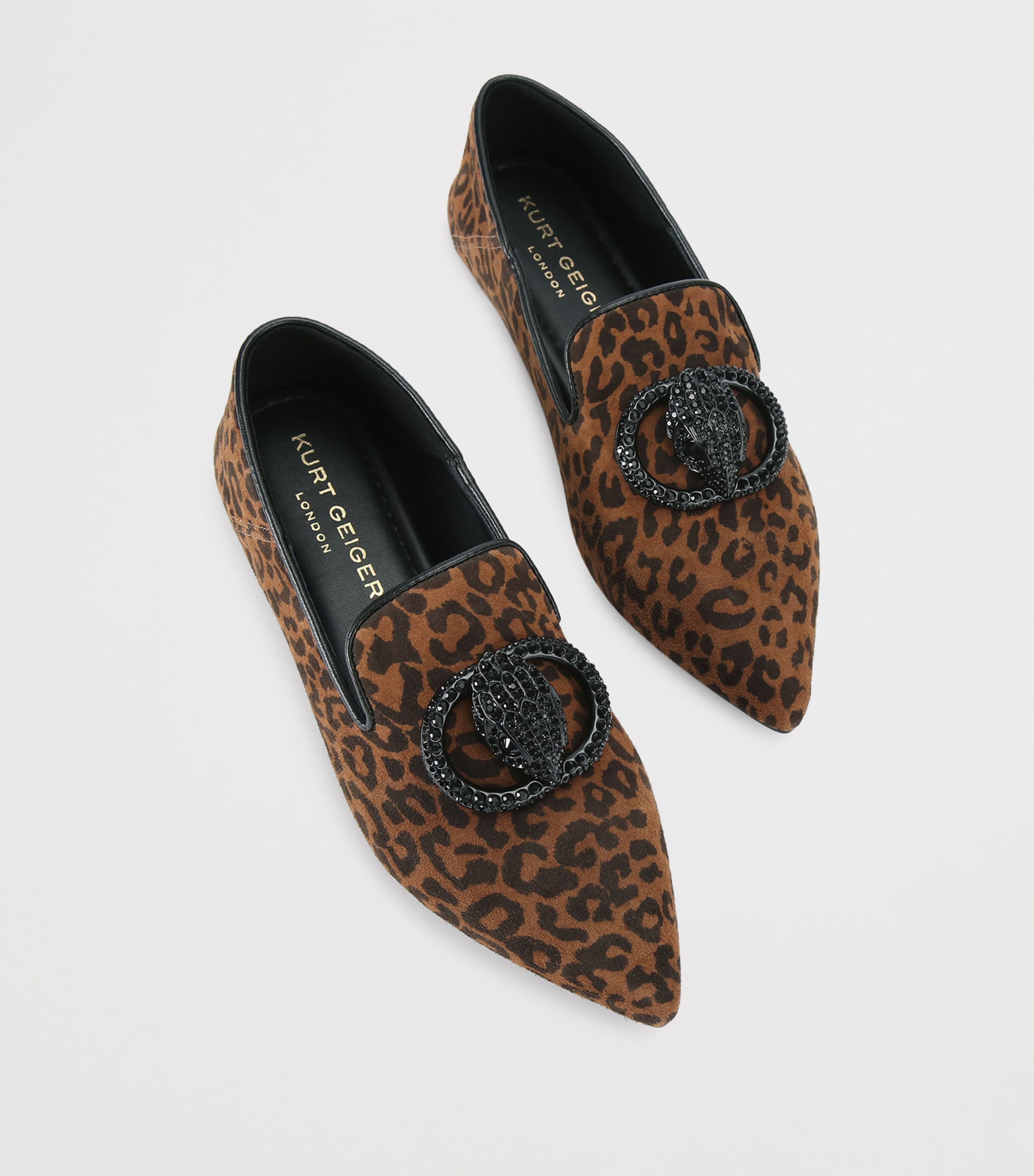 Suede Chelsea Point Loafers DK.BRN COM Image 4