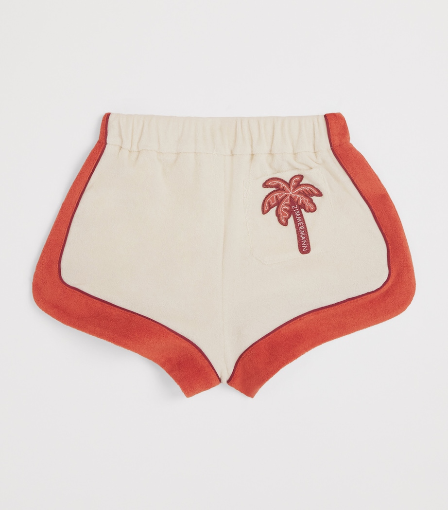 Zimmermann Kids Mahon Shorts (2-12 Years) Cream Image 2