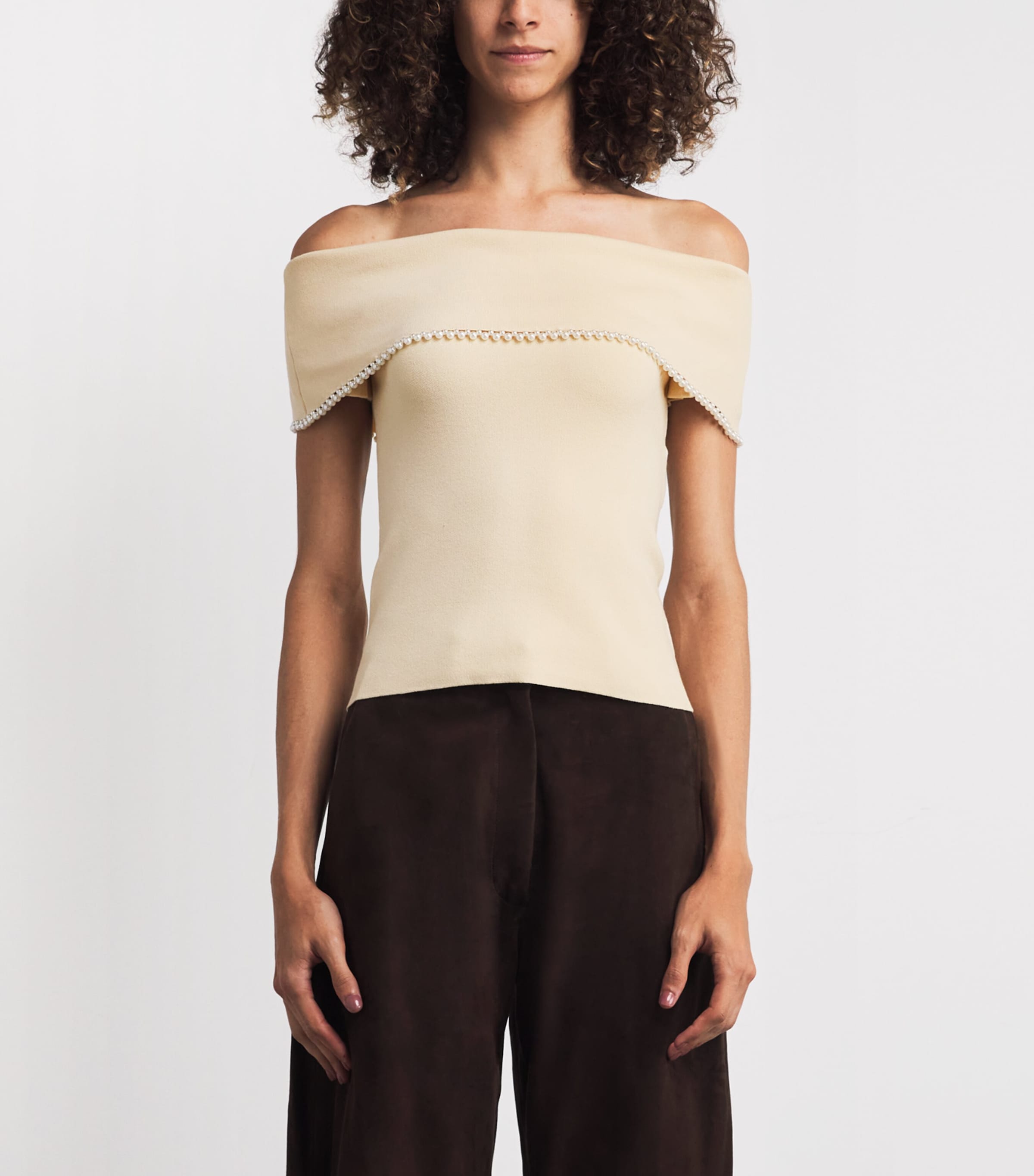 Off-The-Shoulder Hetha Top 1U3 WOOD Image 3