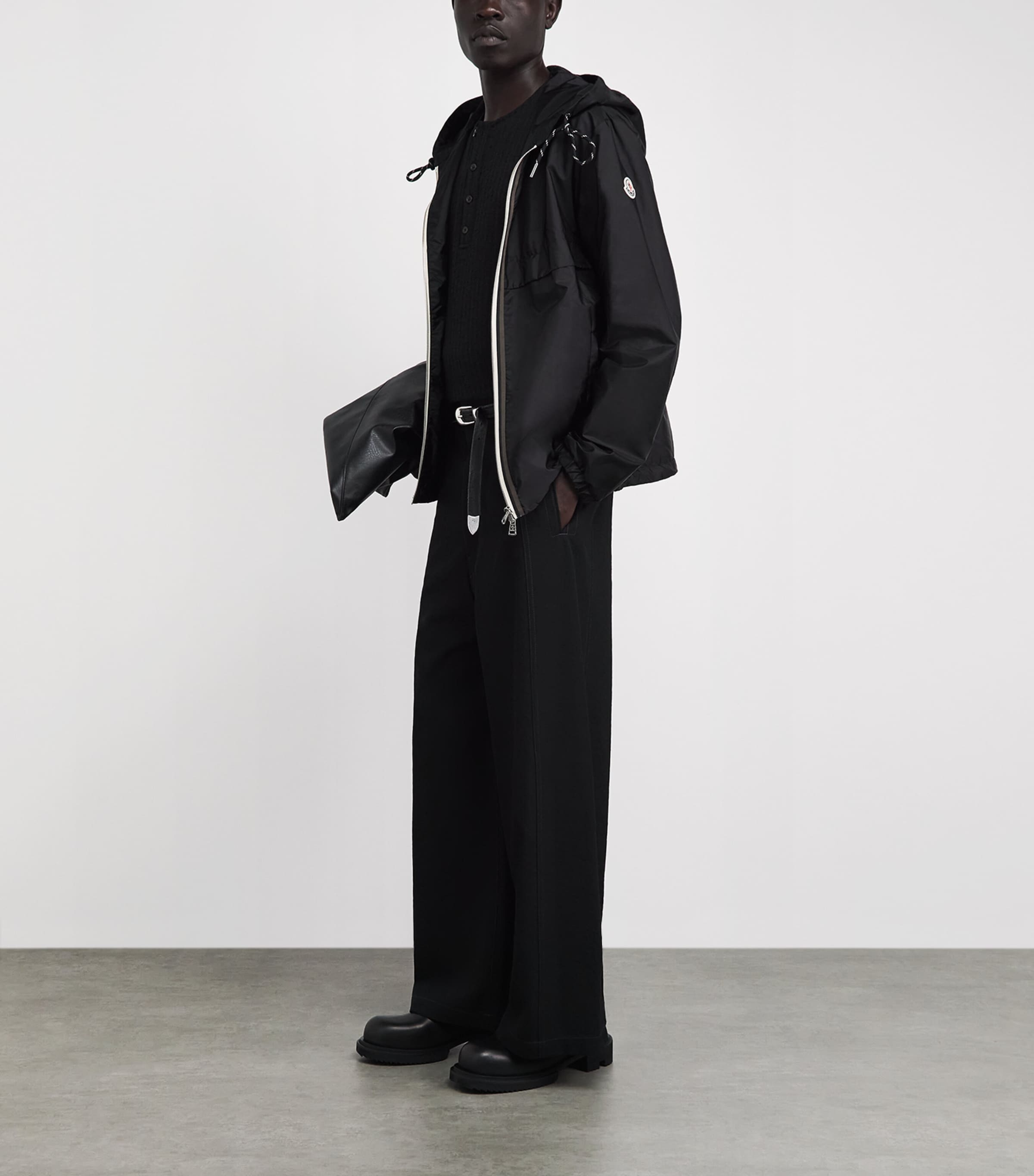 Moncler Mens Water-Repellent Hooded Nidge Jacket Image 2
