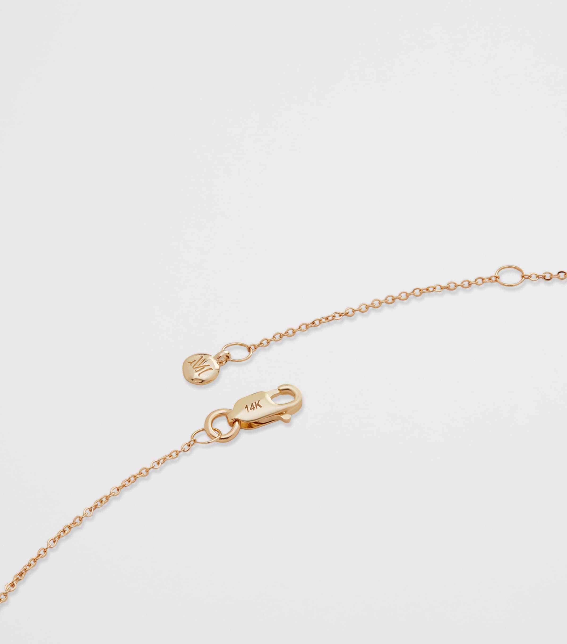 Monica Vinader Yellow Gold Chain Necklace Solid Gold Image 3