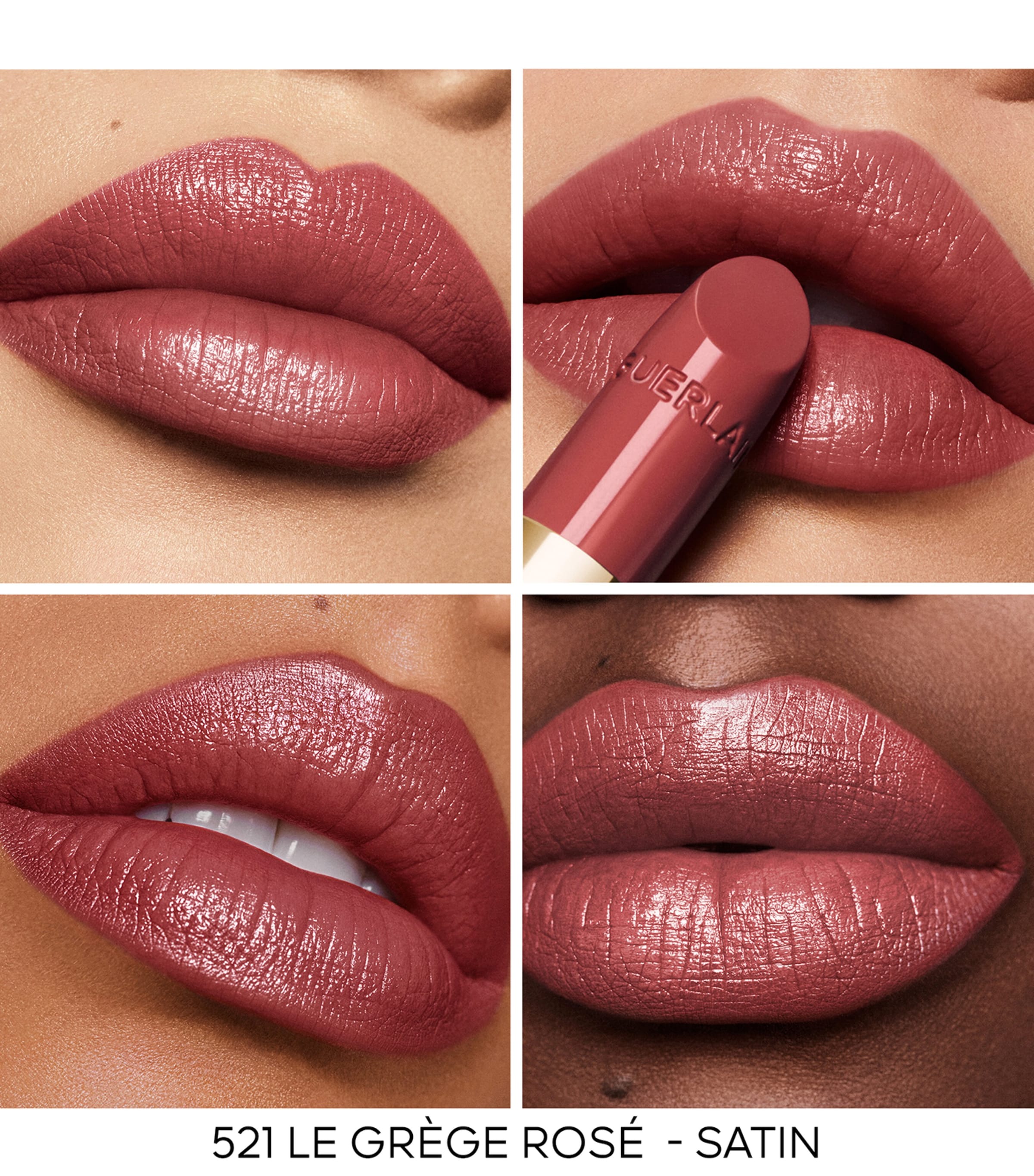 Guerlain Rouge G Ultra-Care Satin Lipstick - Refill Grège Rosé Image 3