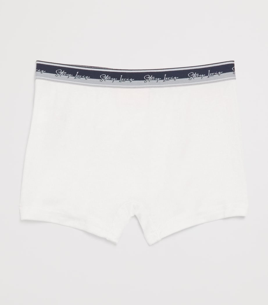 Story Loris Mens Stretch-Cotton Boxer Shorts Xo Image 2