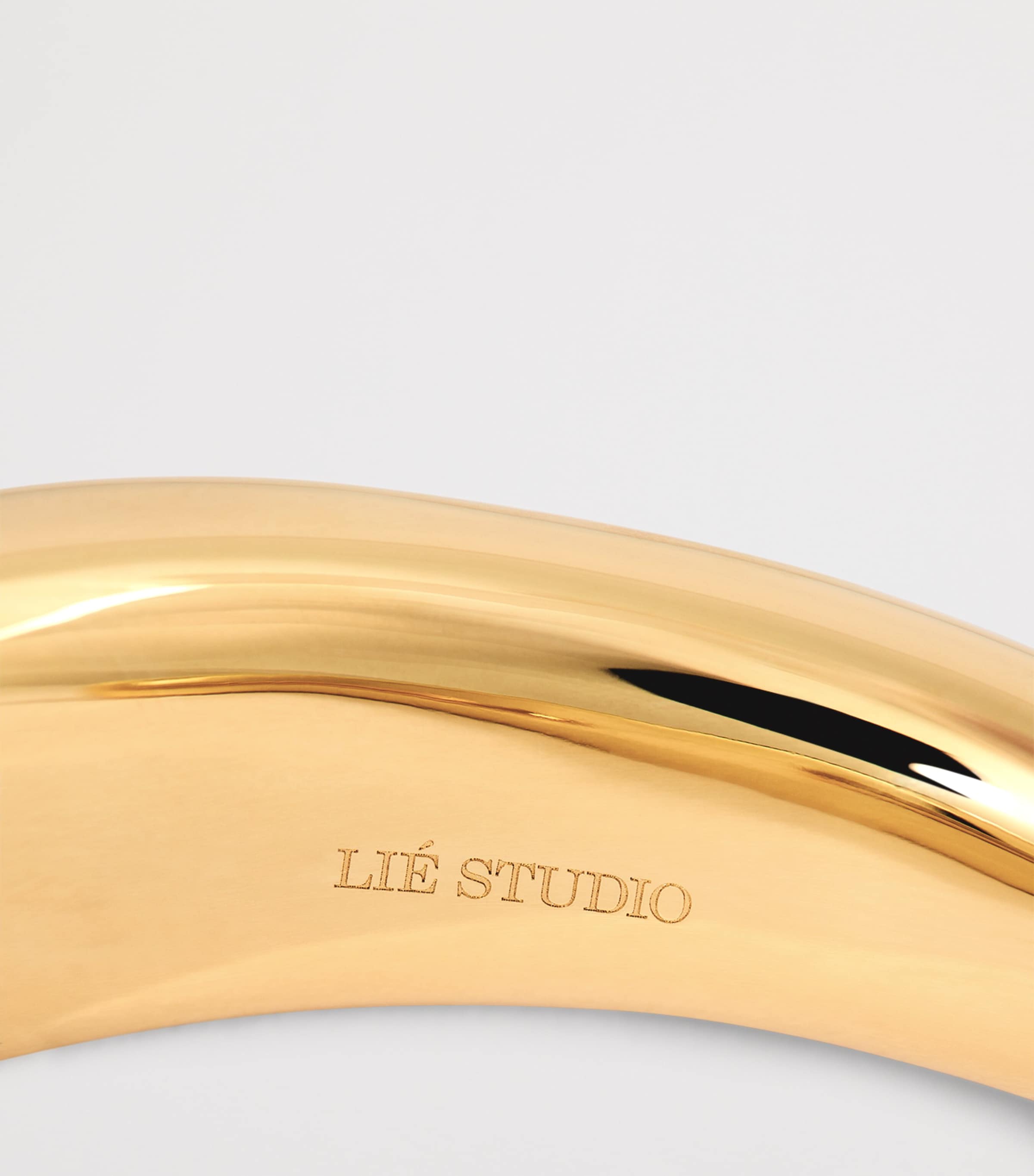 Gold-Plated Emma Cuff Bangle GOLD Image 5