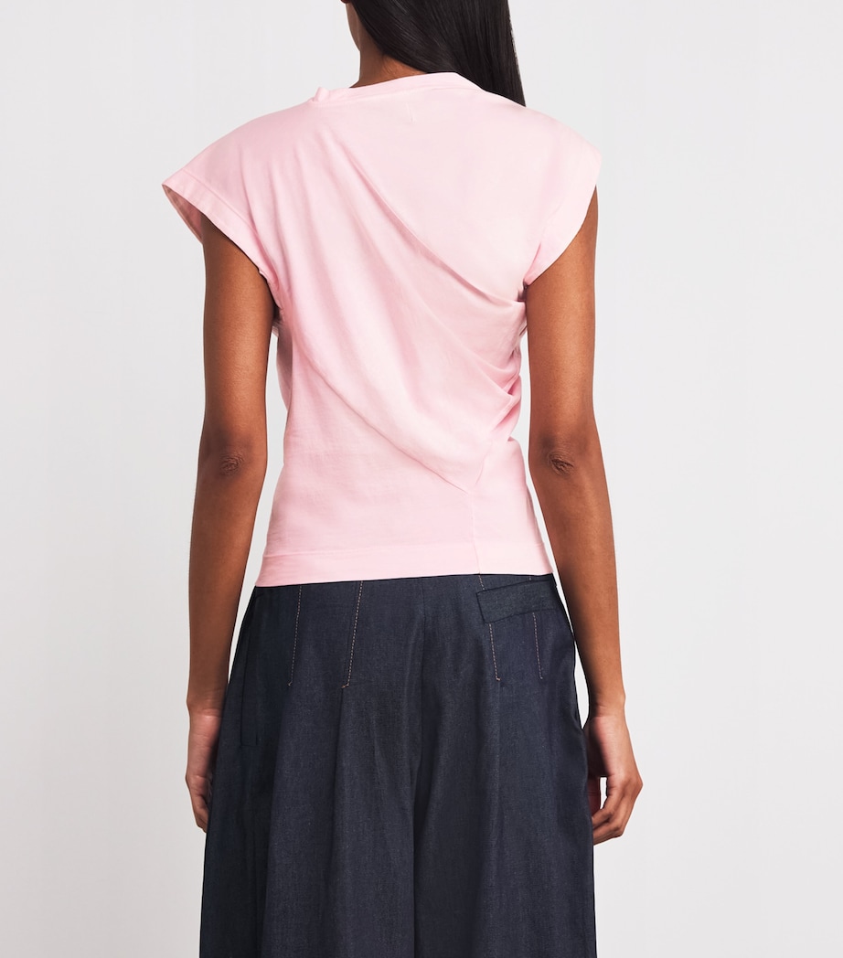 Cotton Asymmetric Orb Hebo Top G409 PINK Image 4