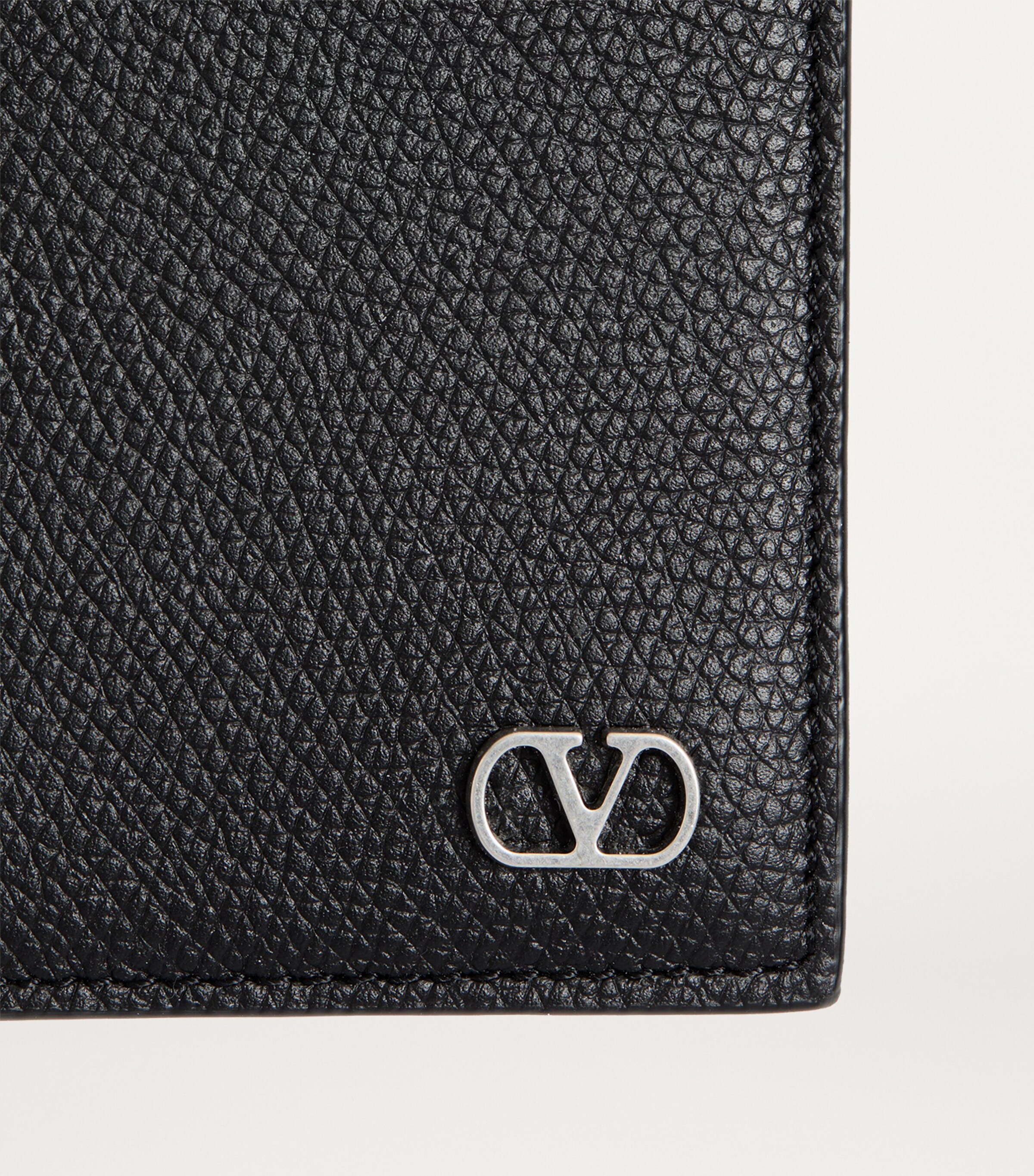 Valentino Garavani Leather VLogo Card Holder Image 5