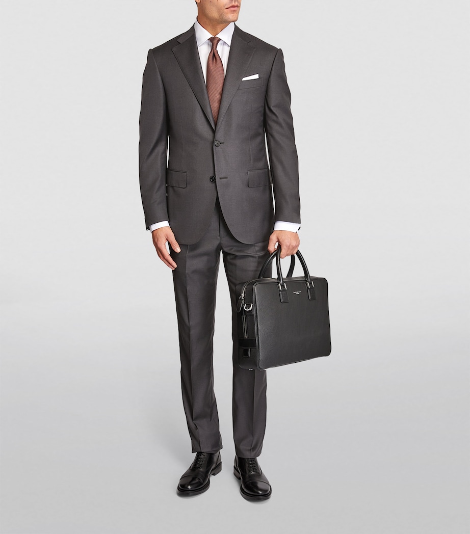 Virgin Wool 2-Piece Suit GREY Image 2