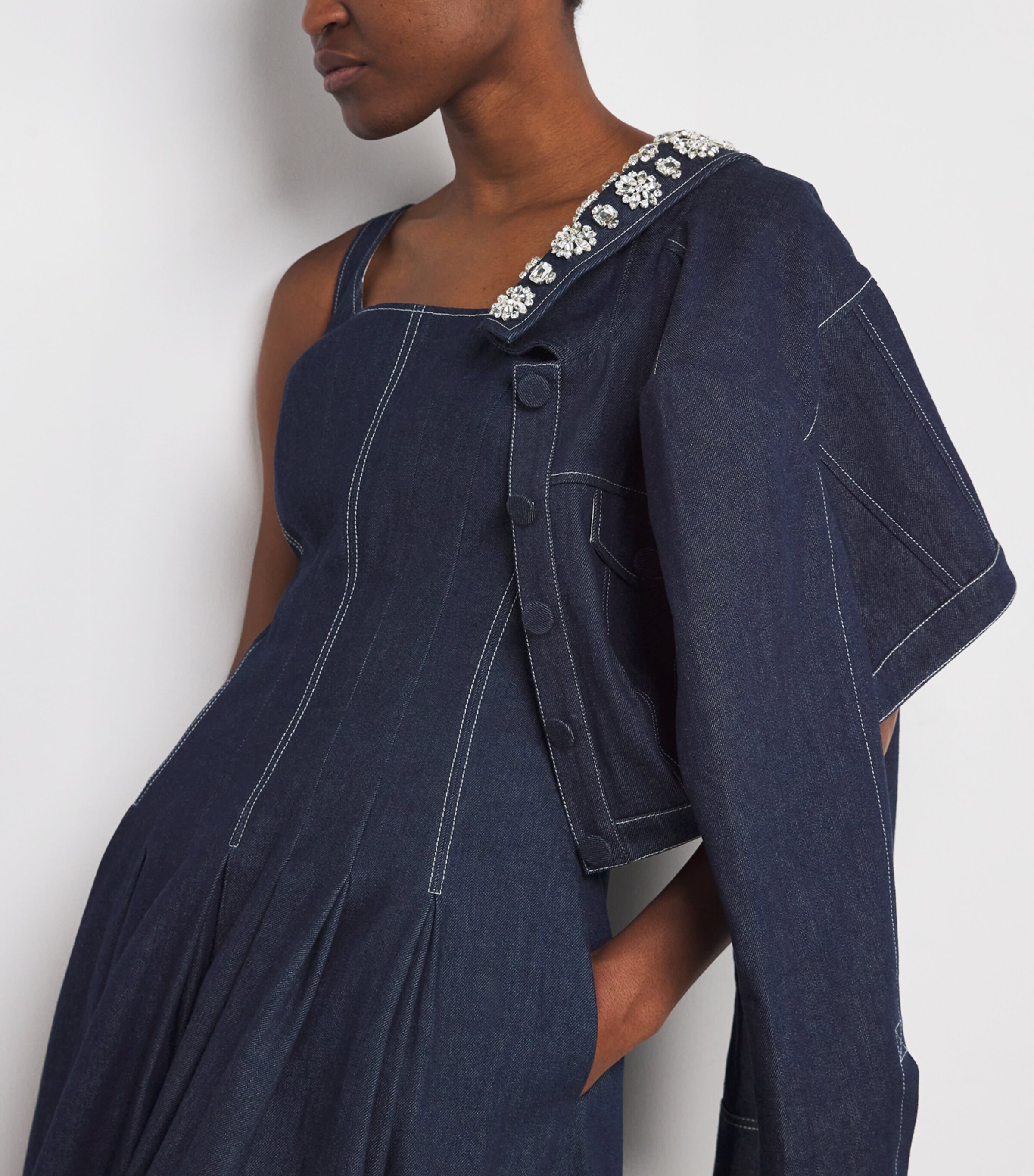 Denim Darla Midi Dress INDIGO Image 6