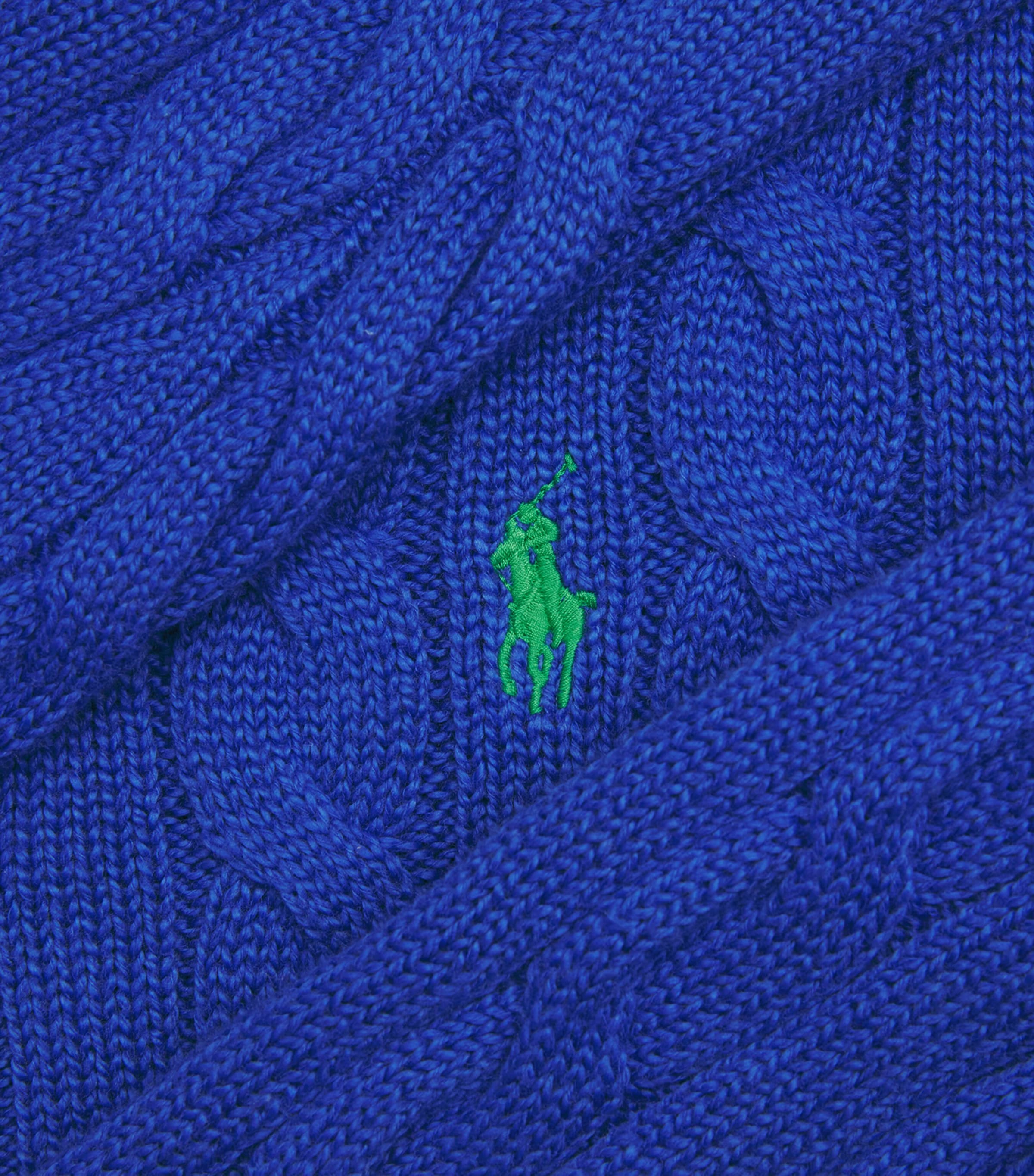 Cotton Cable-Knit Sweater PACIFIC ROYAL Image 5