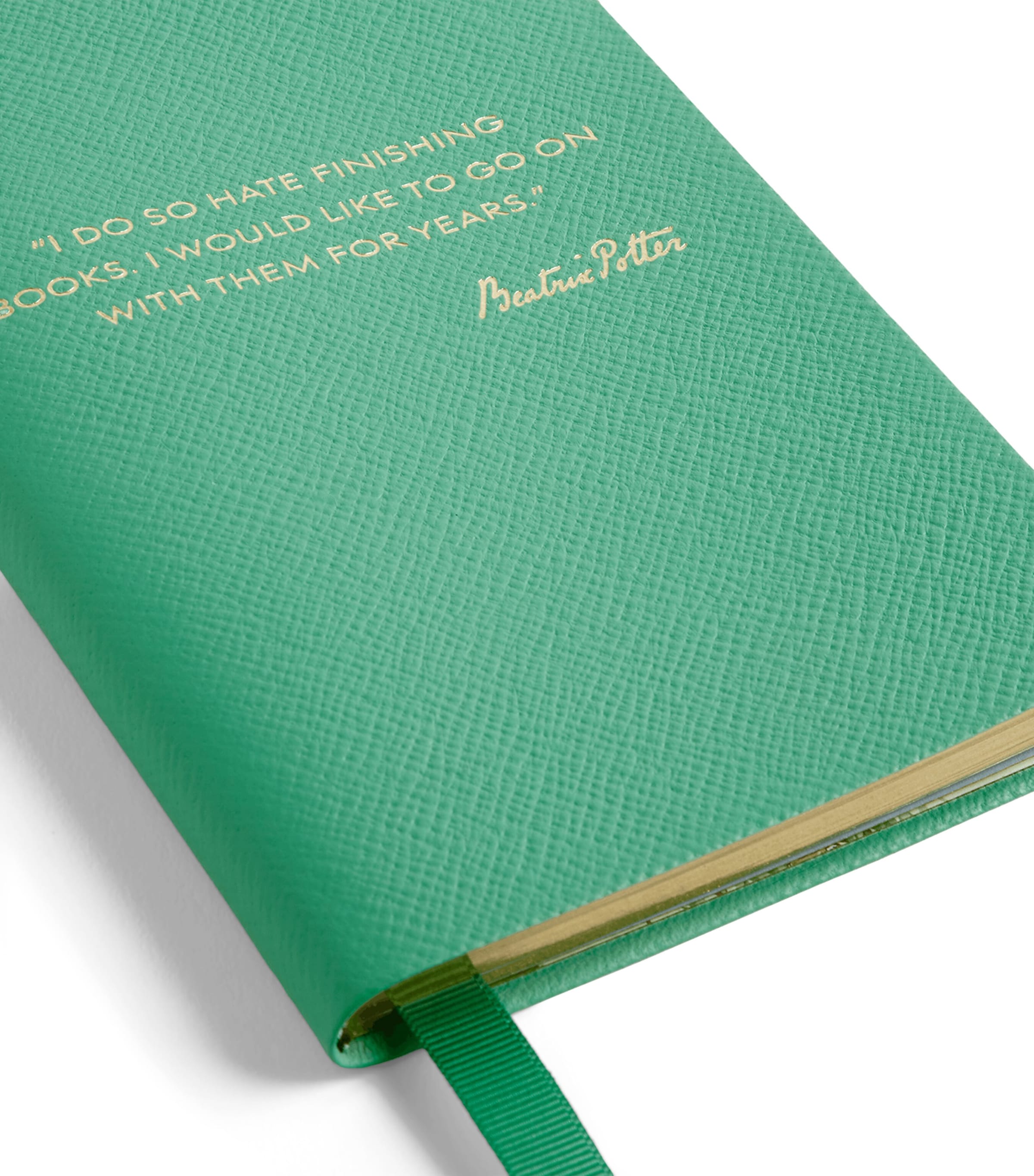 Smythson x Peter Rabbit Panama Leather Notebook Sherbet Image 4