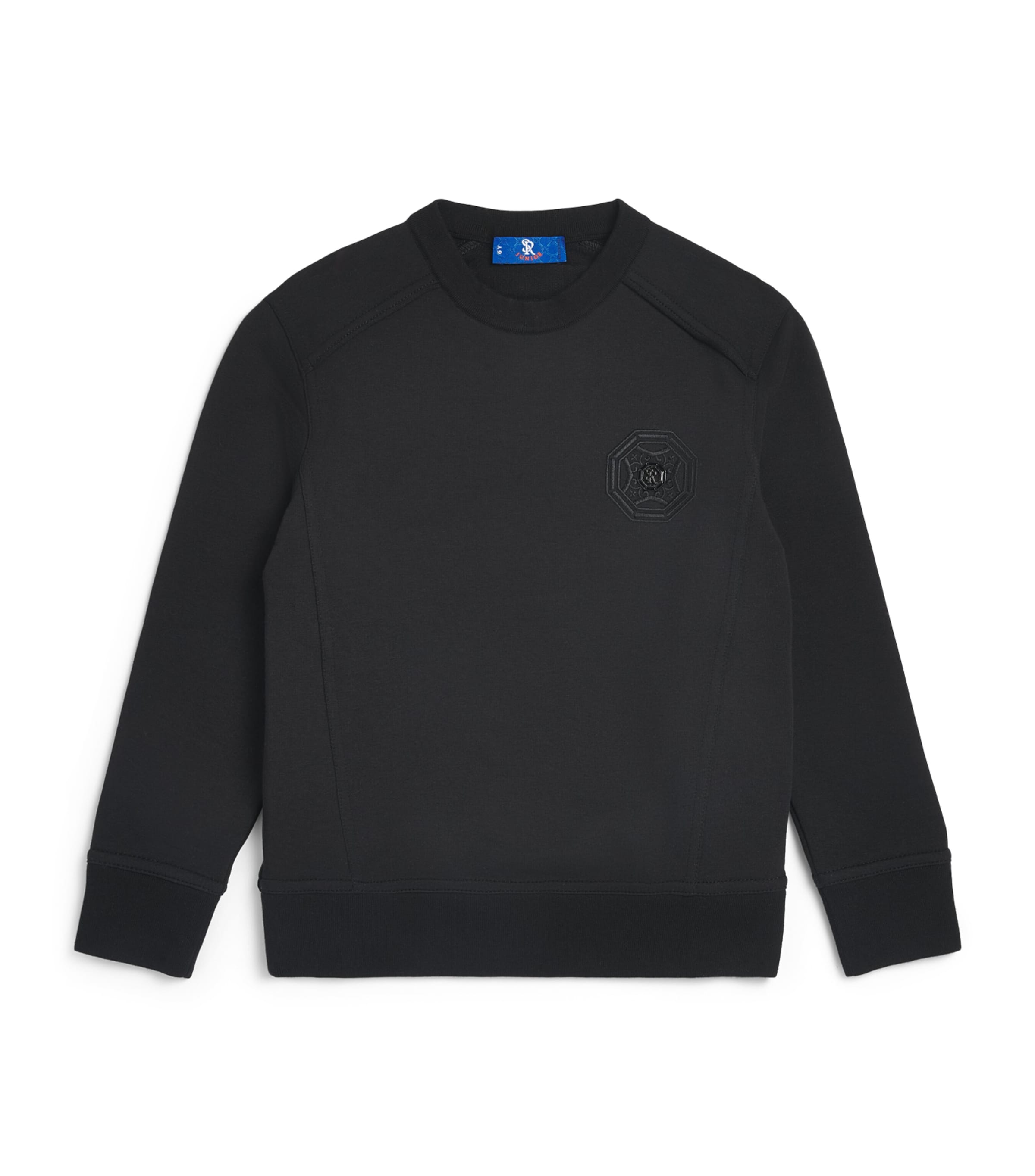 Stefano Ricci Kids Cotton Logo Sweatshirt (4-16 Years) Blackc. Image 1