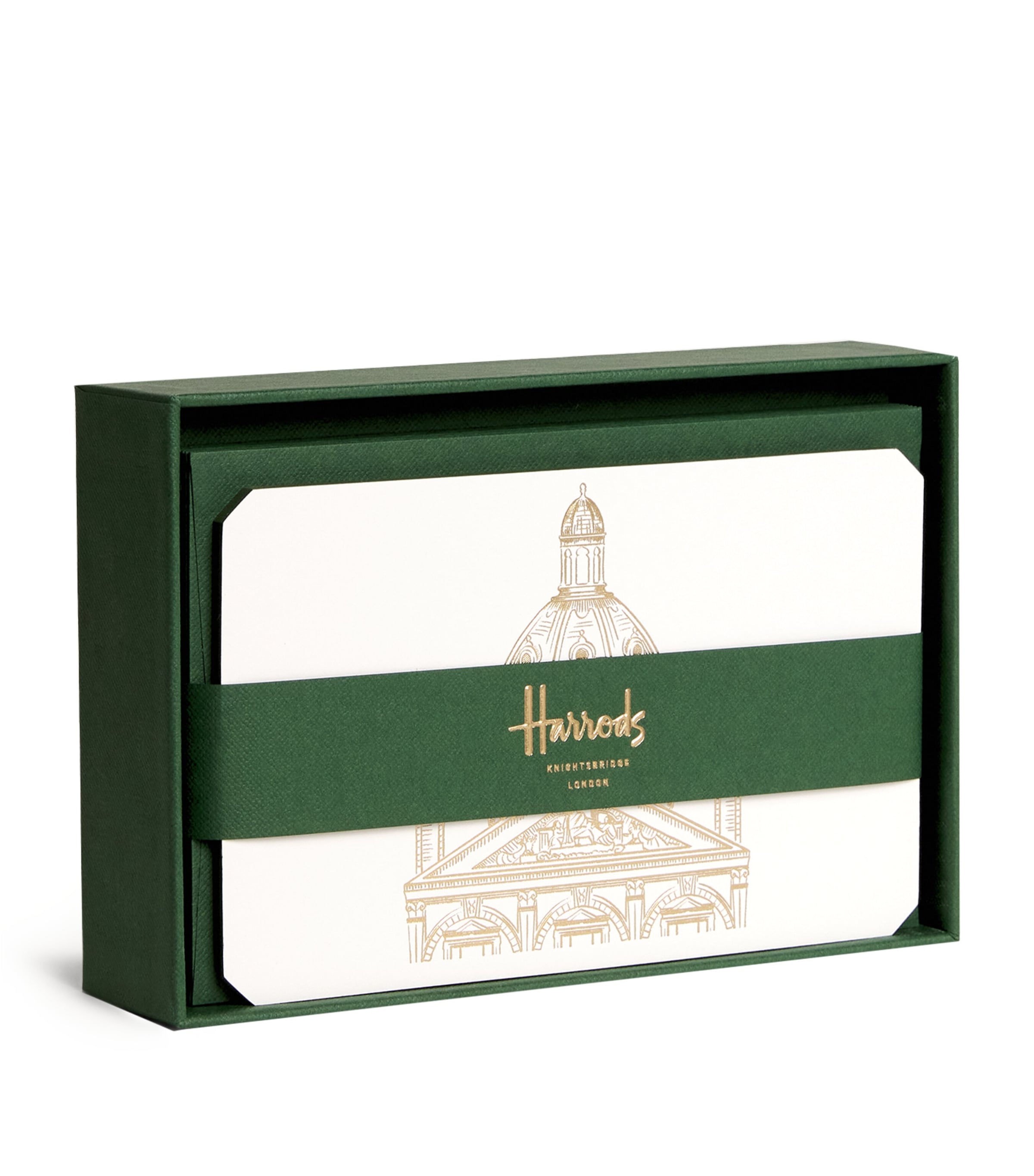 Harrods Correspondence Set In Green