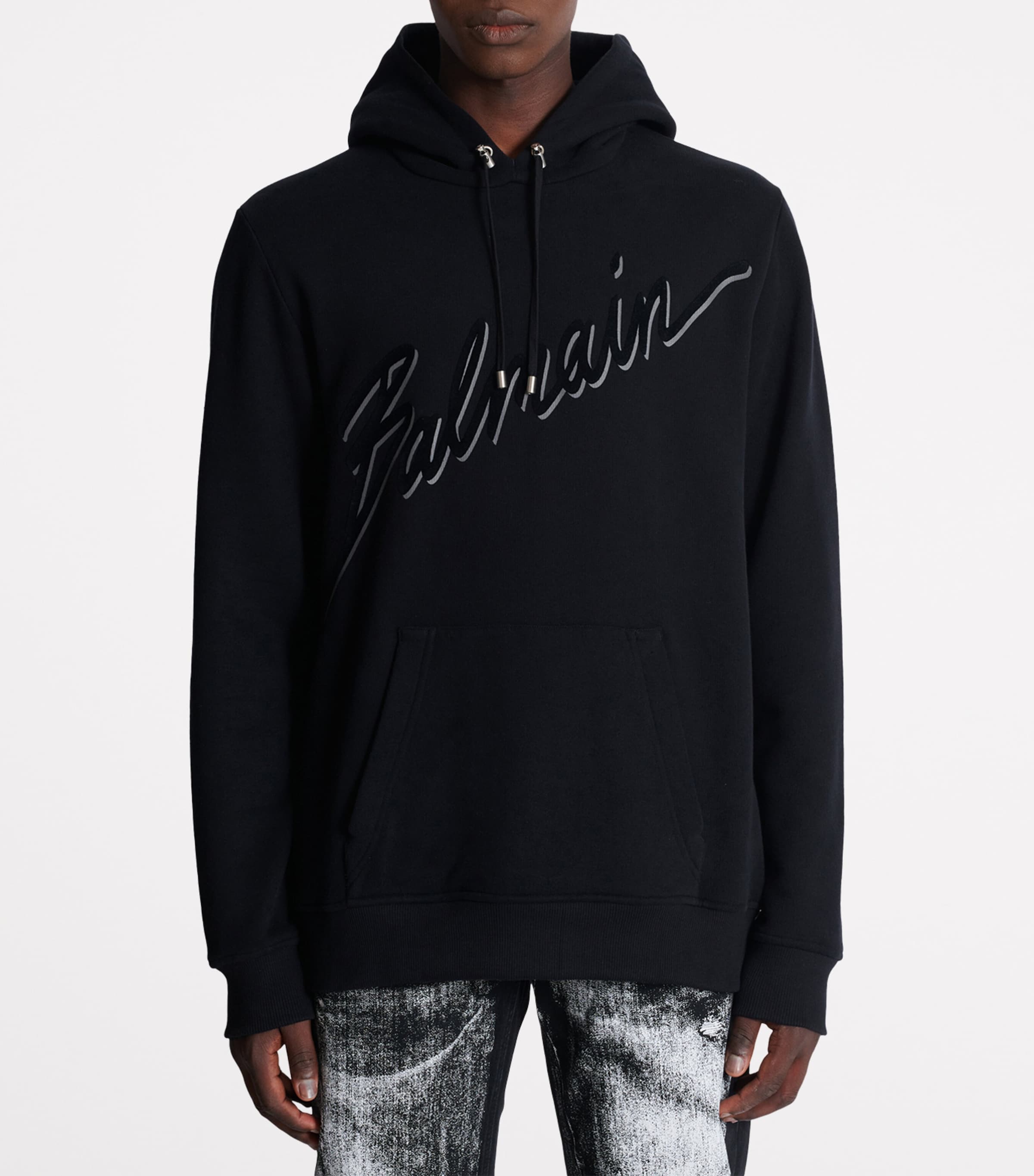 Organic Cotton Logo Hoodie EAP NOIR/NOIR Image 4