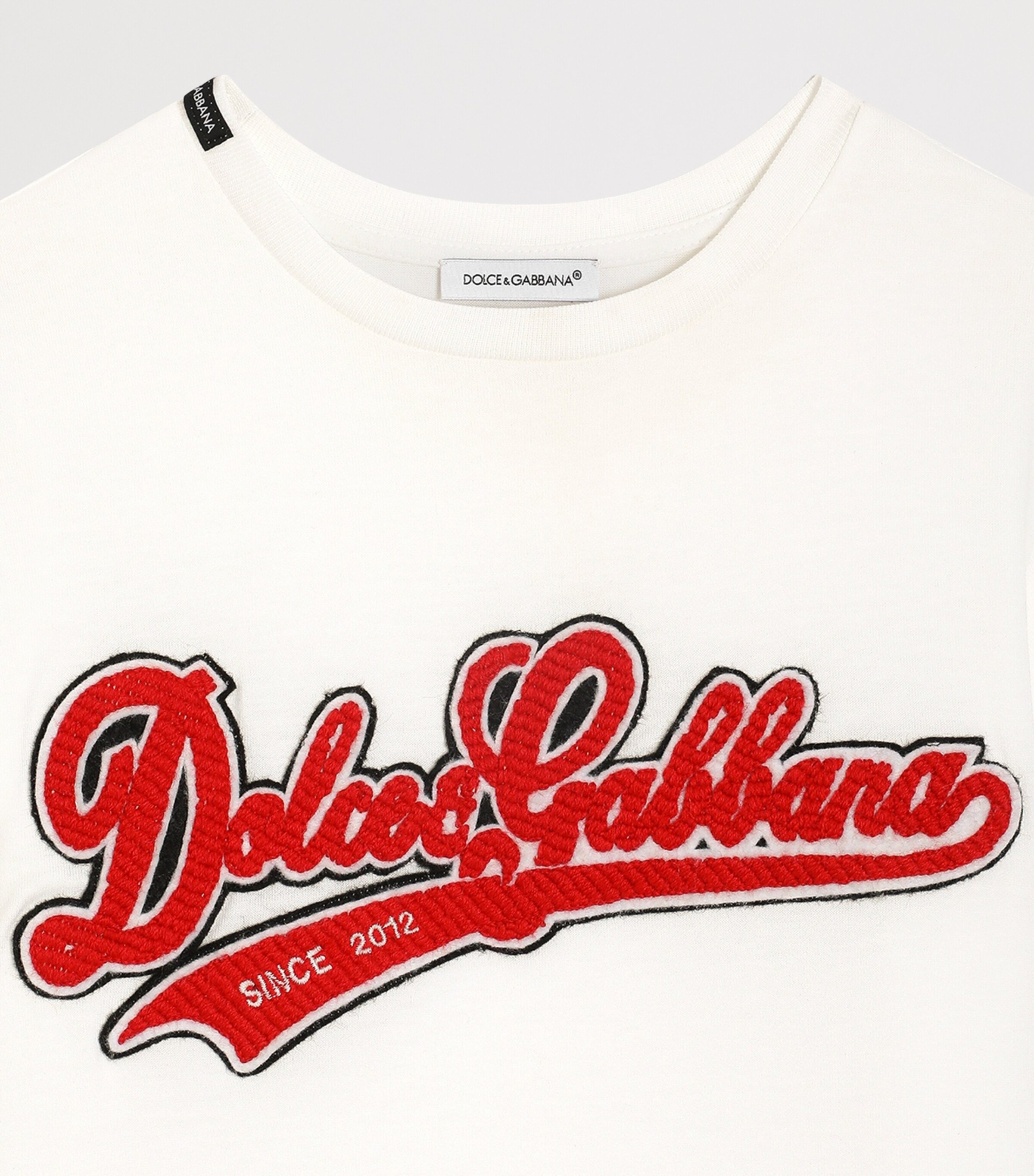 Cotton Logo T-Shirt (8-12+ Years) W0111-WHITE Image 3