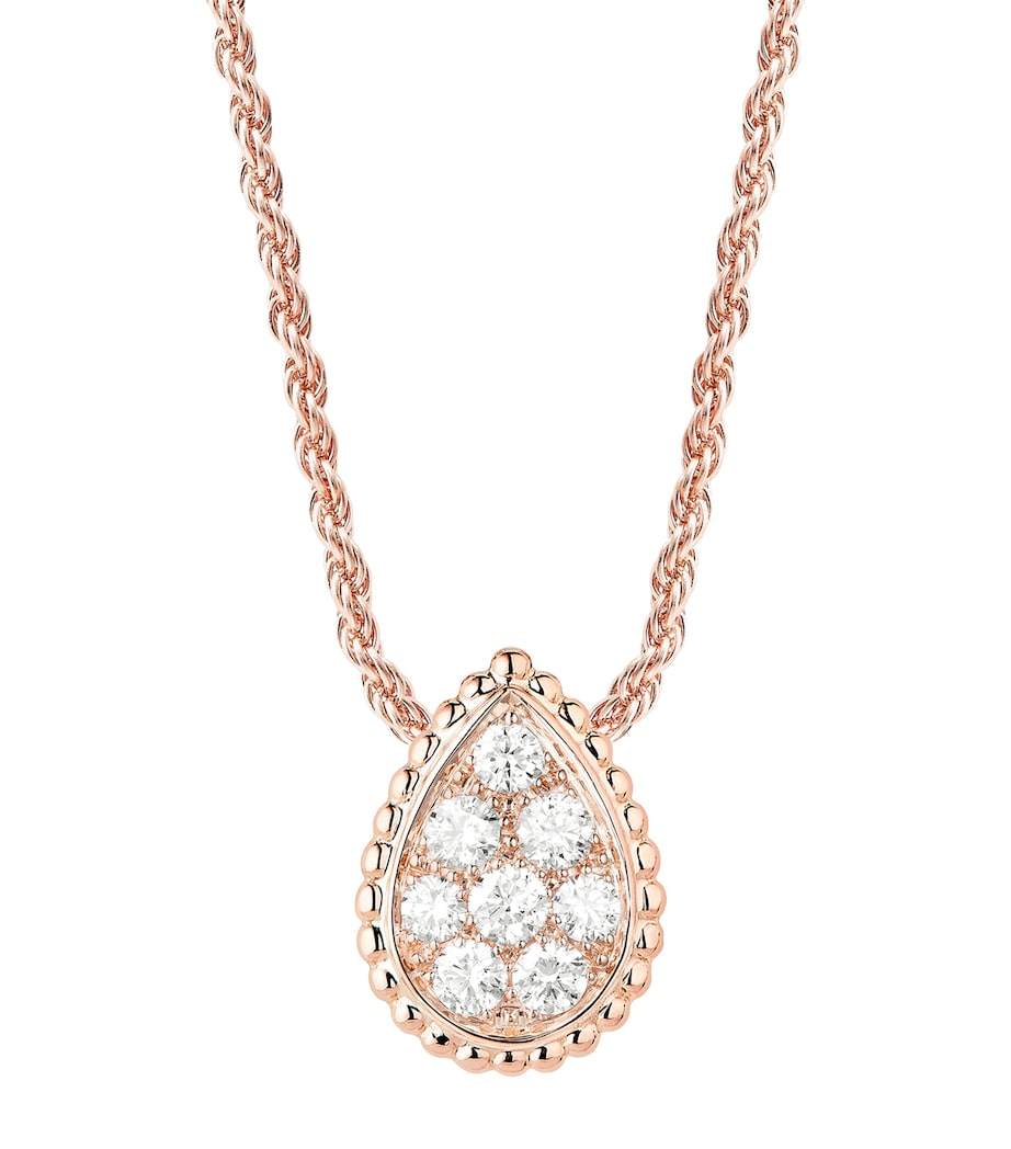 Rose Gold And Diamond Serpent Bohème Necklace MULTI Image 3