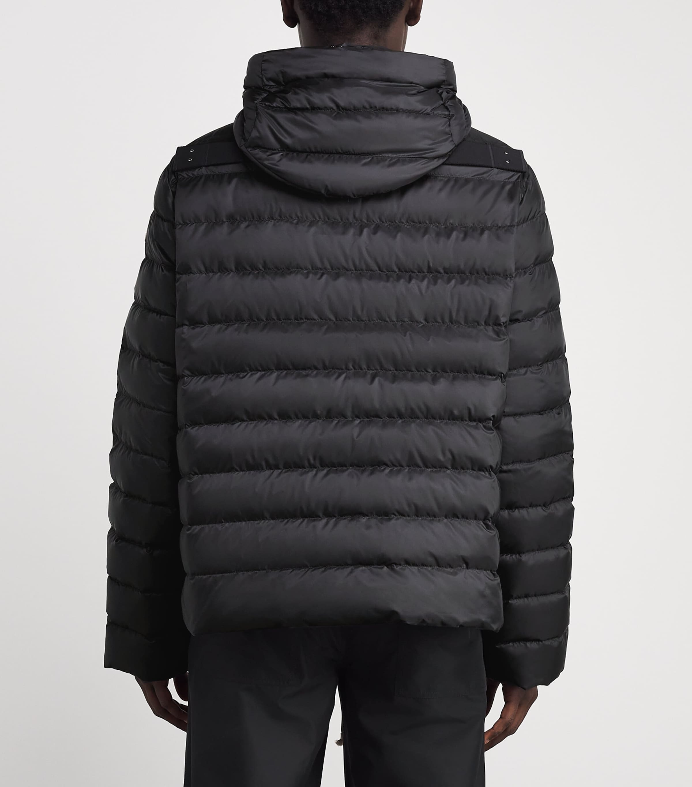 x Moncler Down Ziplock Puffer Jacket 999 - BLACK Image 4
