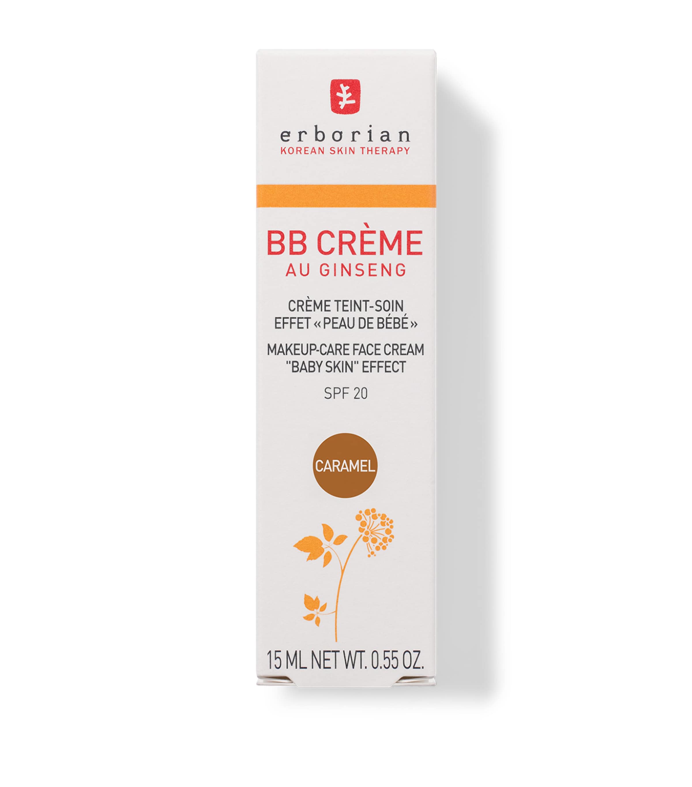 ERBORIAN BB Crème Au Ginseng (15ml) Caramel Image 3