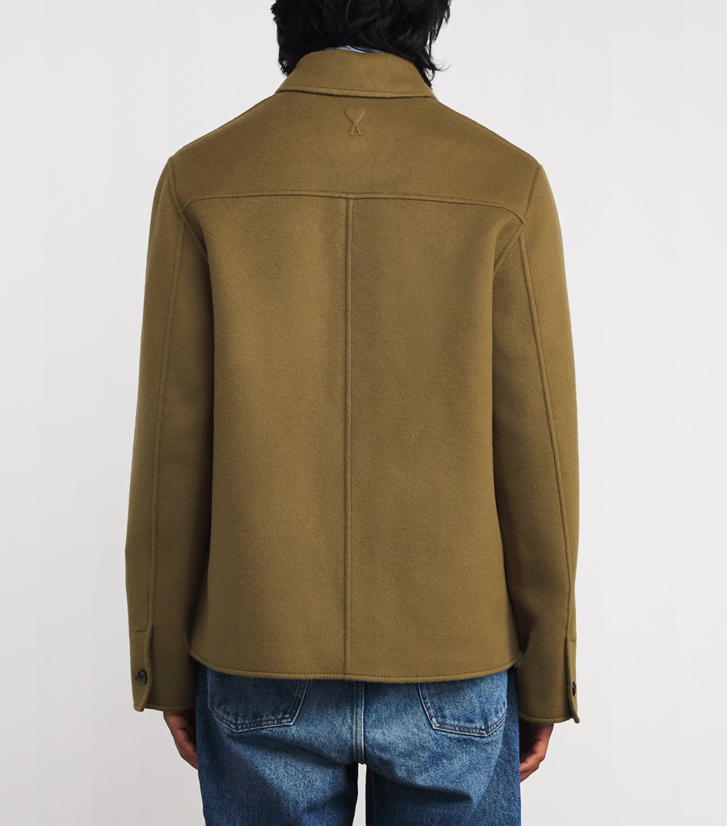 AMI Paris Wool-Cashmere Overshirt | Men Clothing | Coats & Jackets | Overshirts & Shackets | Designers | Ami Paris | Men Trending Now | Men Wardrobe Essentials AMI Paris Wool-Cashmere Overshirt | Men Clothing | Coats & Jackets | Overshirts & Shackets | Designers | Ami Paris | Men Trending Now | Men Wardrobe Essentials