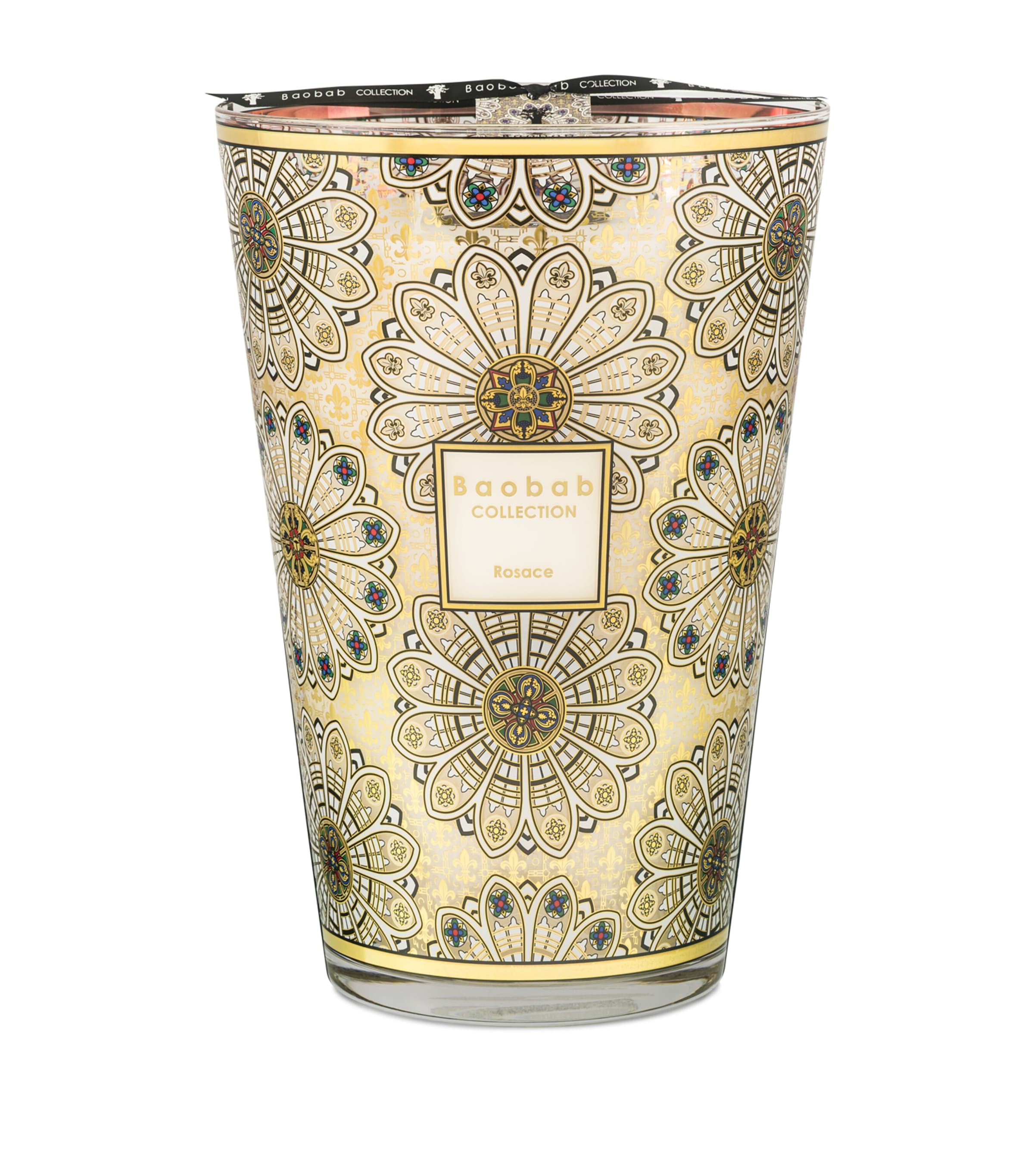 Baobab Collection Rosace Candle In Gold