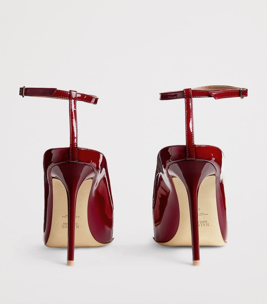 Leather Malia Pumps 100 ROSEWOOD Image 4