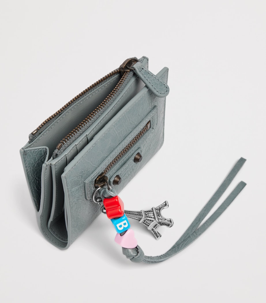 Balenciaga Crinkled Lambskin Le City Bifold Wallet Image 4