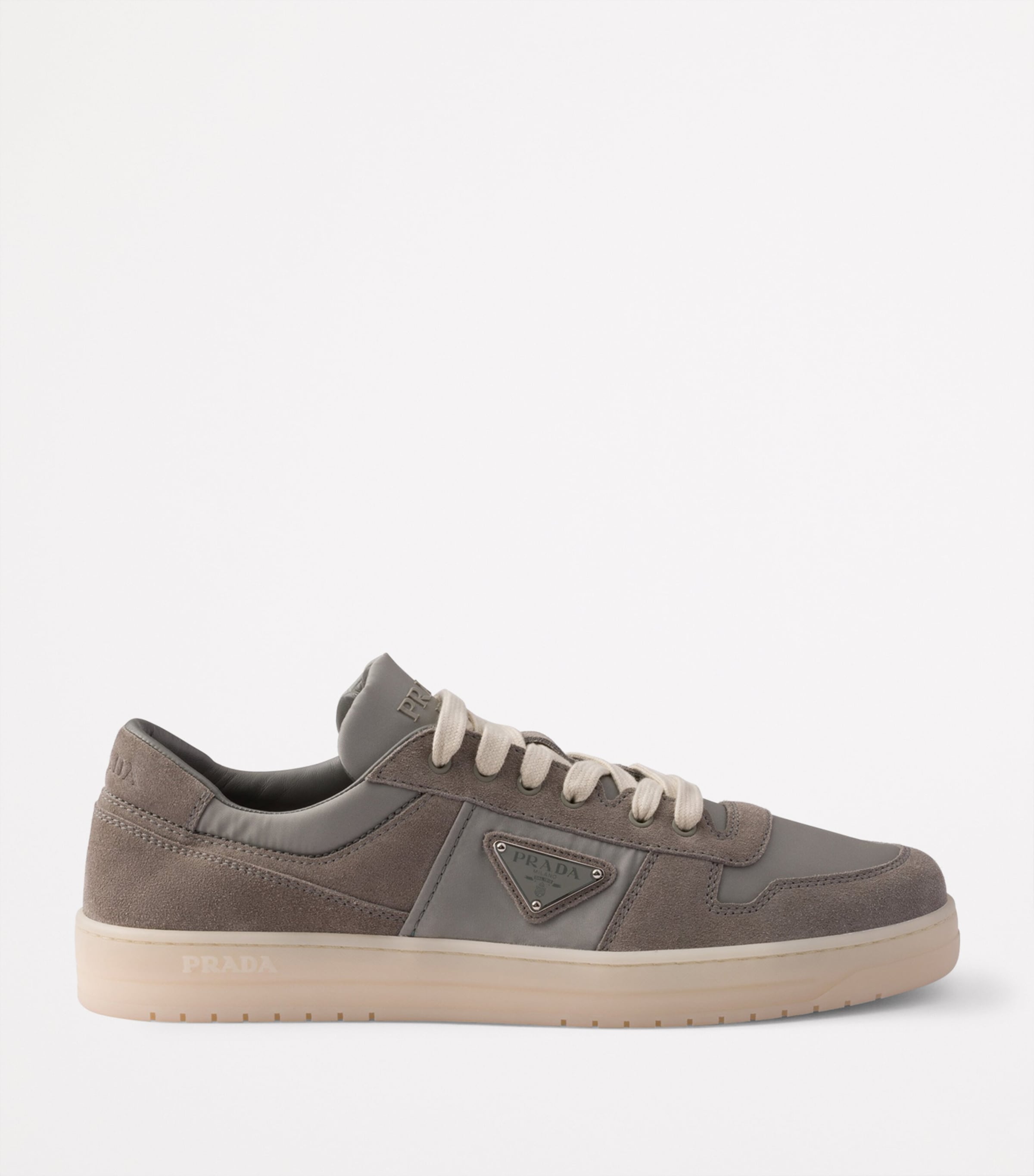 Suede and Re-Nylon Downtown Sneakers F0276 Image 2