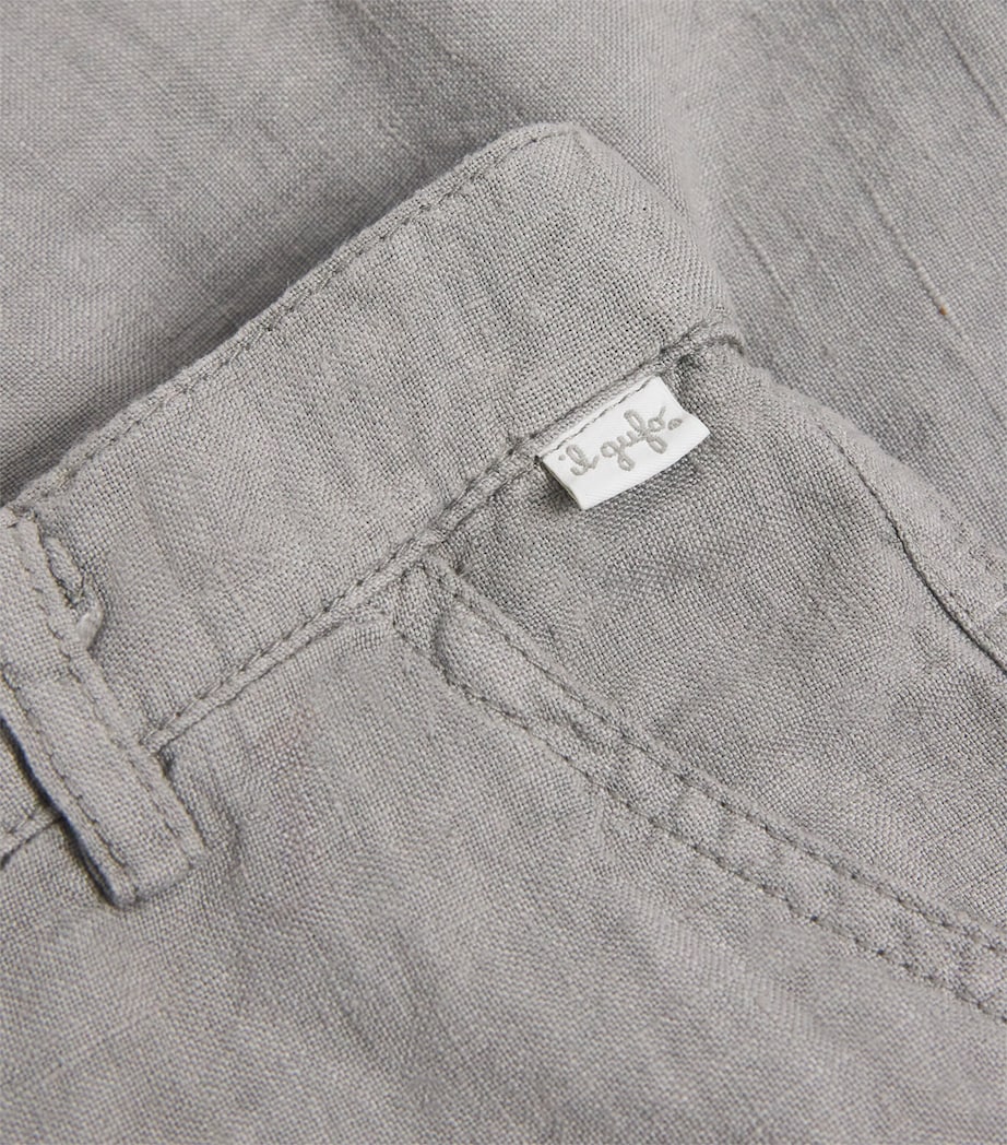 Linen Bermuda Shorts (2-12 Years) 048 GREY Image 3