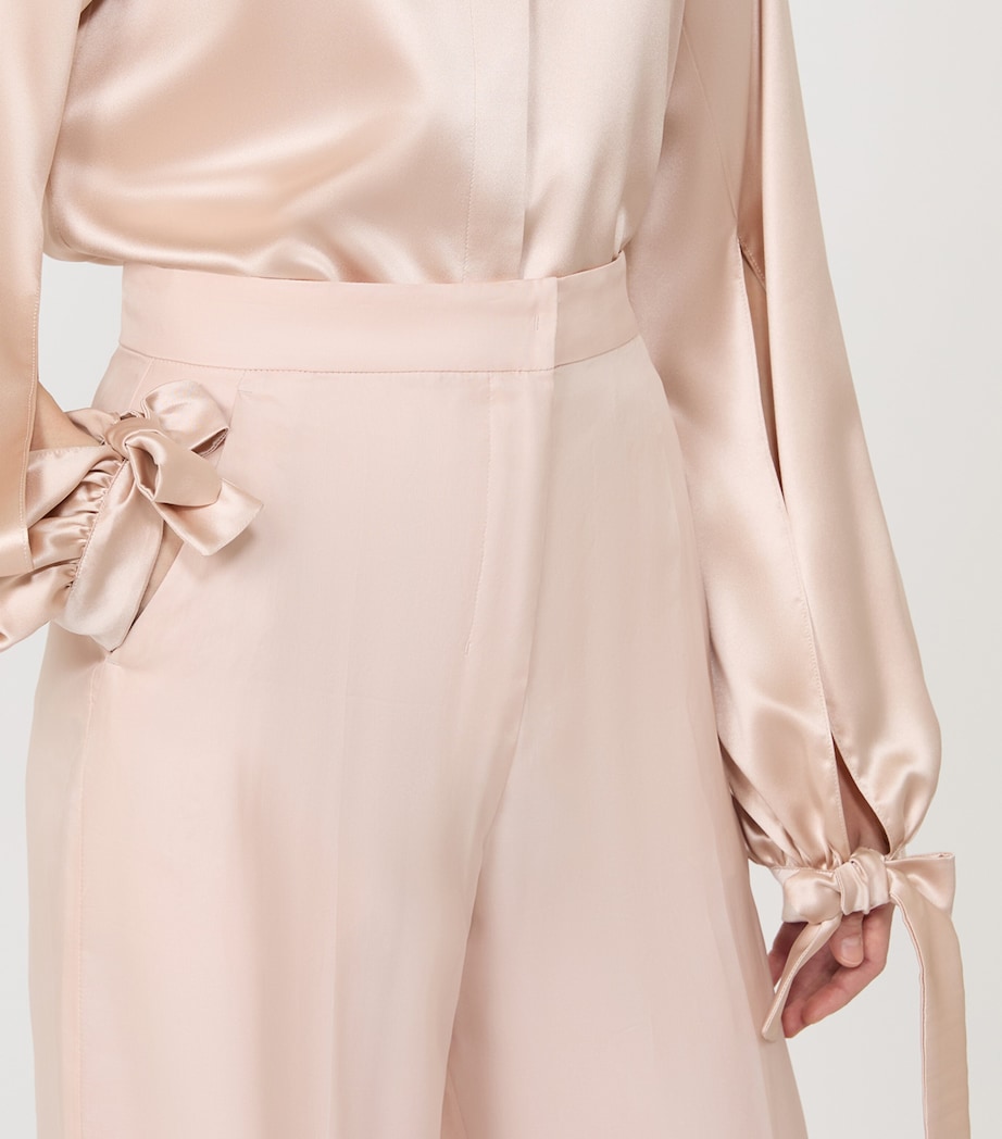 Max Mara Womens Silk Shirt Powder Image 5