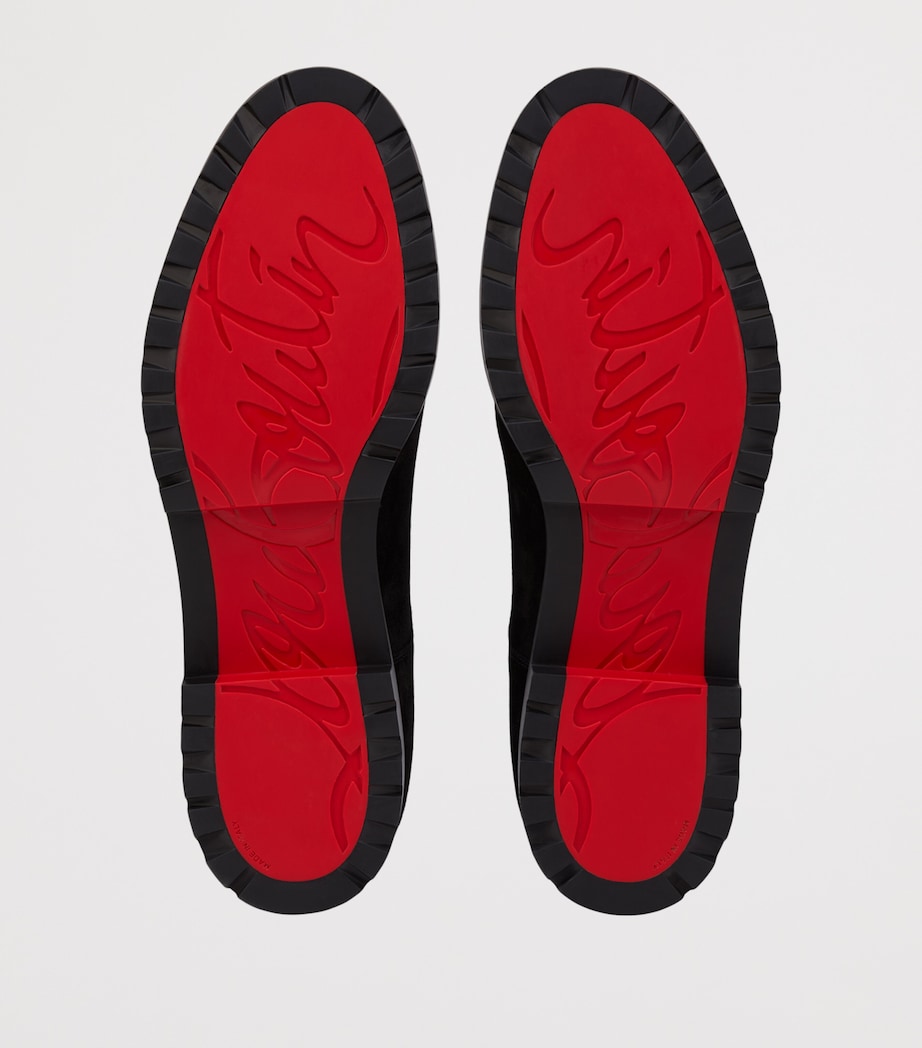 Christian Louboutin Cavafield Suede Derby Shoes Image 5
