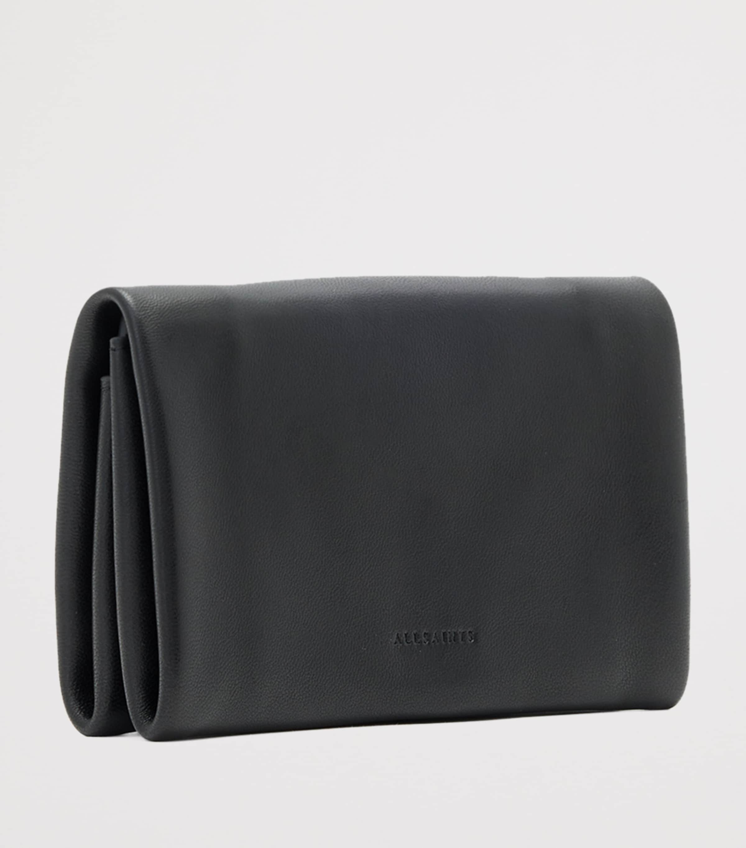 Leather Harluna Wallet BLACK Image 3