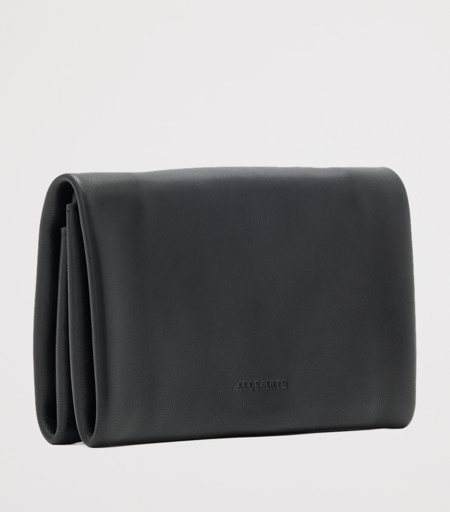 Leather Harluna Wallet BLACK Image 3