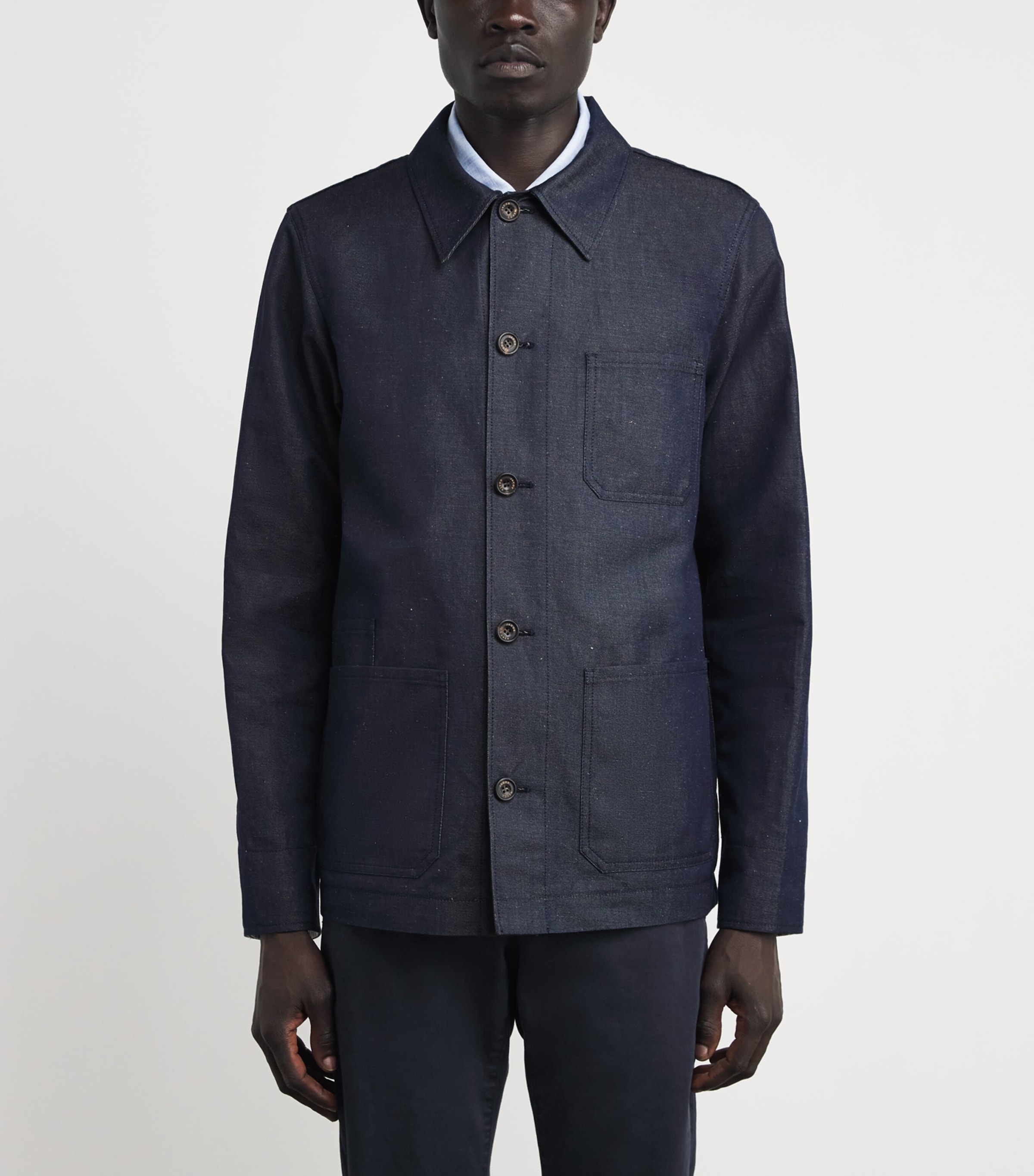 Denim Canvas Jacket Y96 NIGHT BLUE Image 4