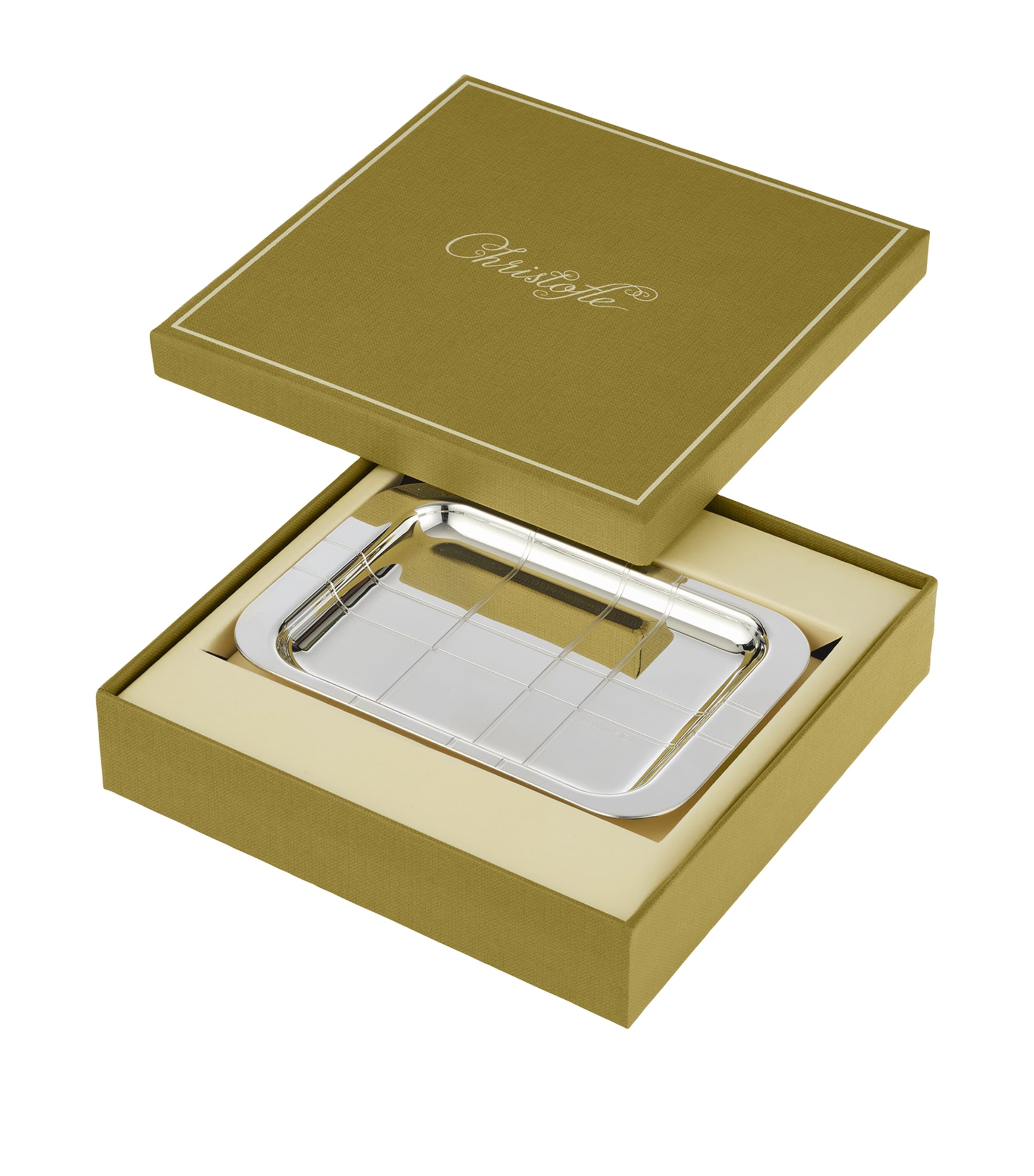 Silver-Plated Graphik Tray (15cm x 10cm) SILVER Image 5