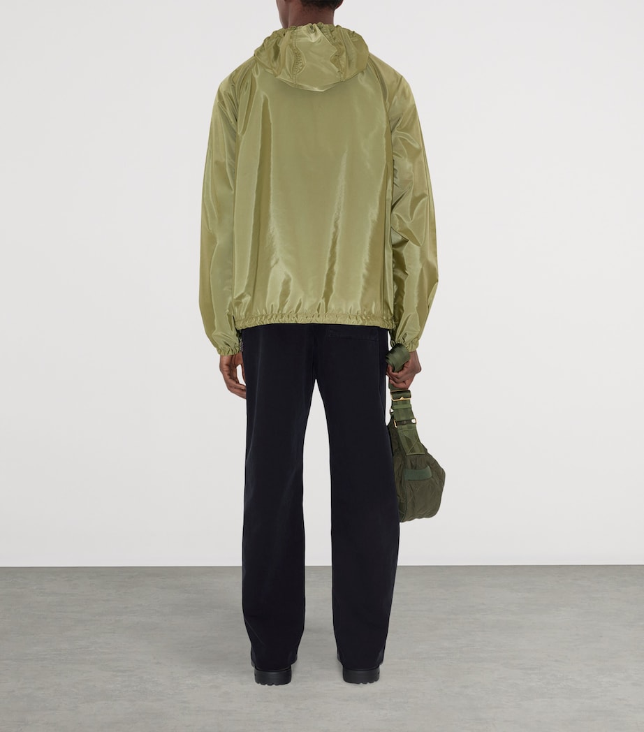 Check-Trim Hooded Jacket WREATH Image 4