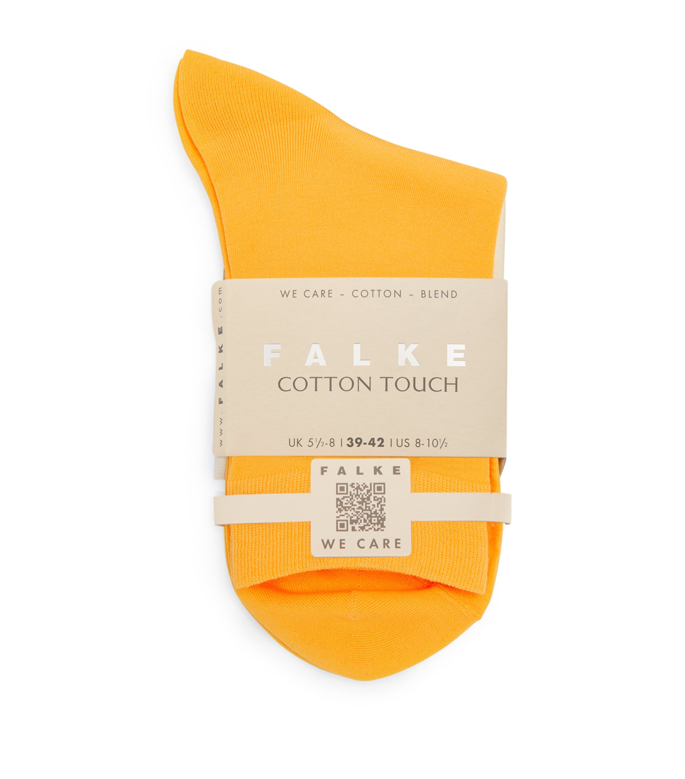 Falke Cotton Touch Socks In Yellow