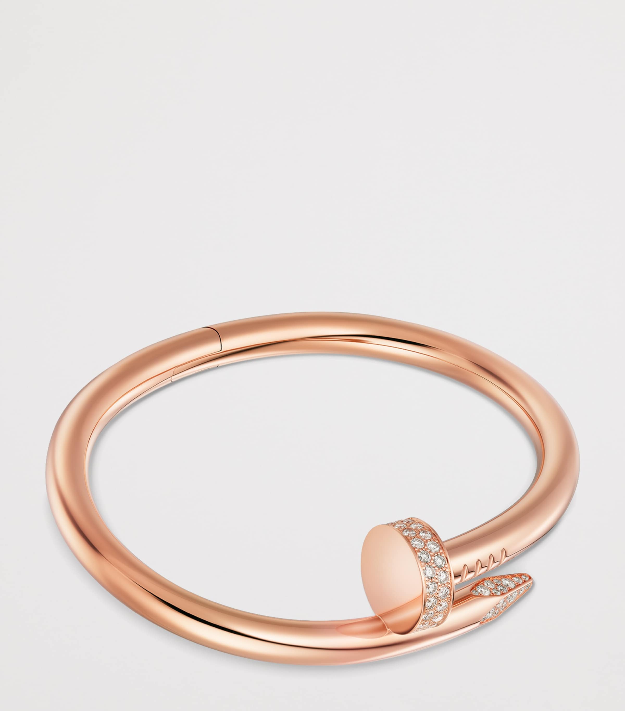 Cartier Rose Gold and Diamond Juste un Clou Bracelet Rose Gold Image 4