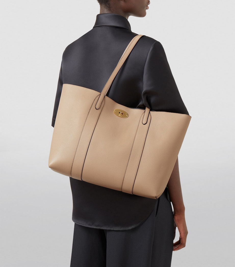 Leather Bayswater Tote Bag MAPLE Image 5